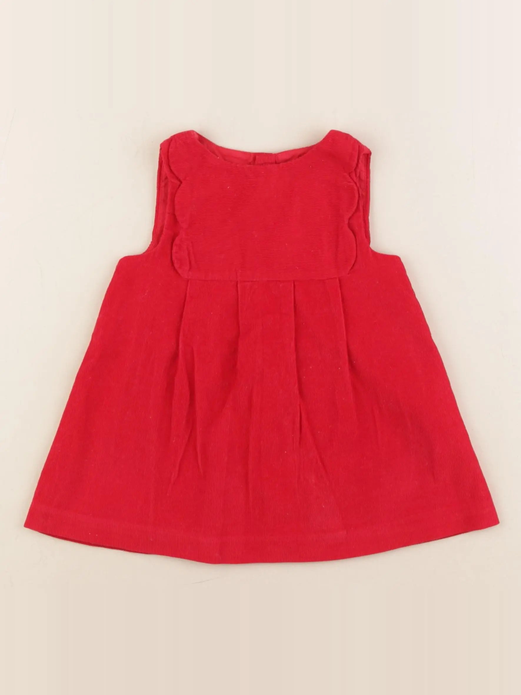Jacadi - robe rouge - 12 mois