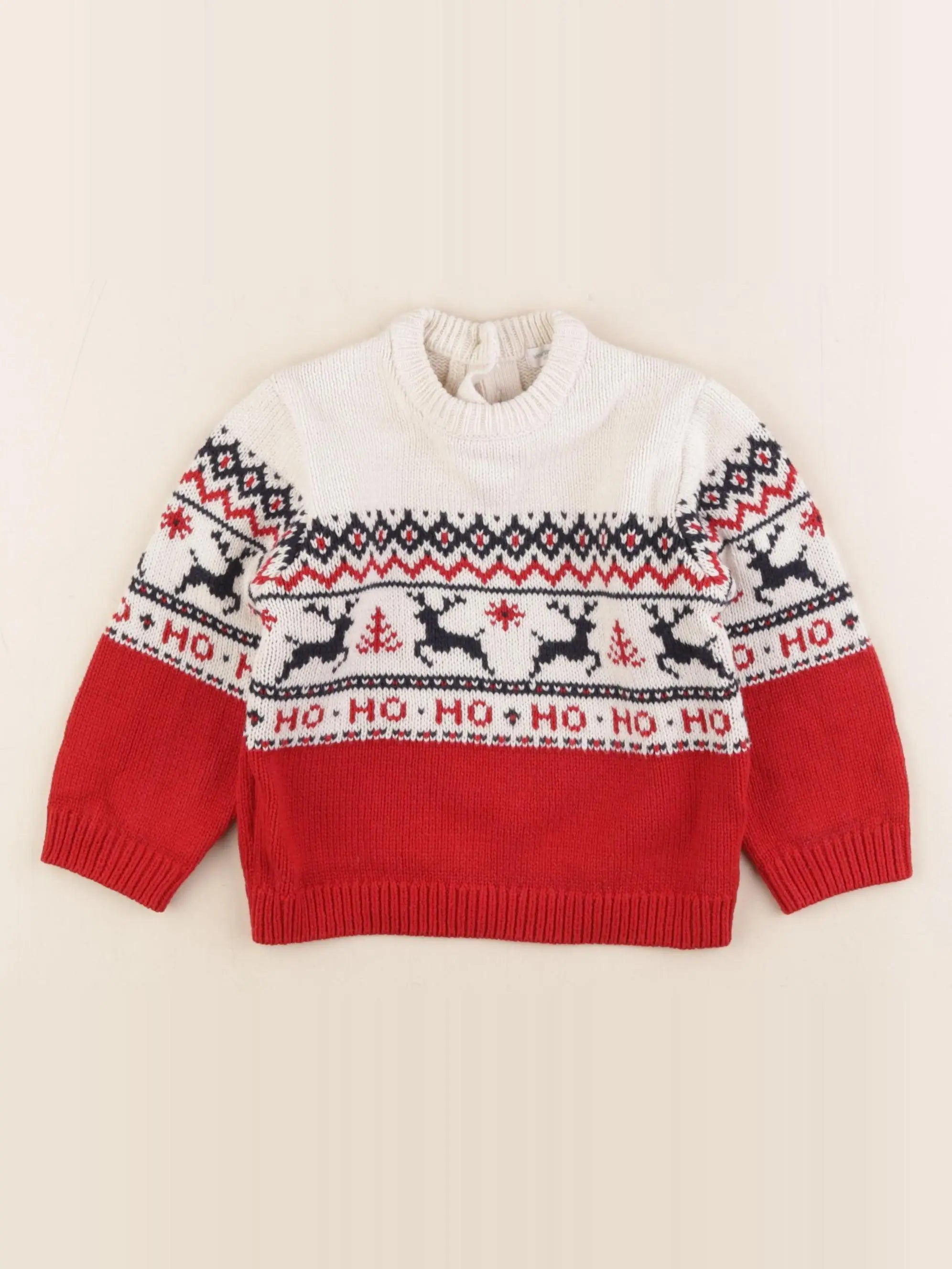 Vertbaudet - pull multicolore - 18 mois