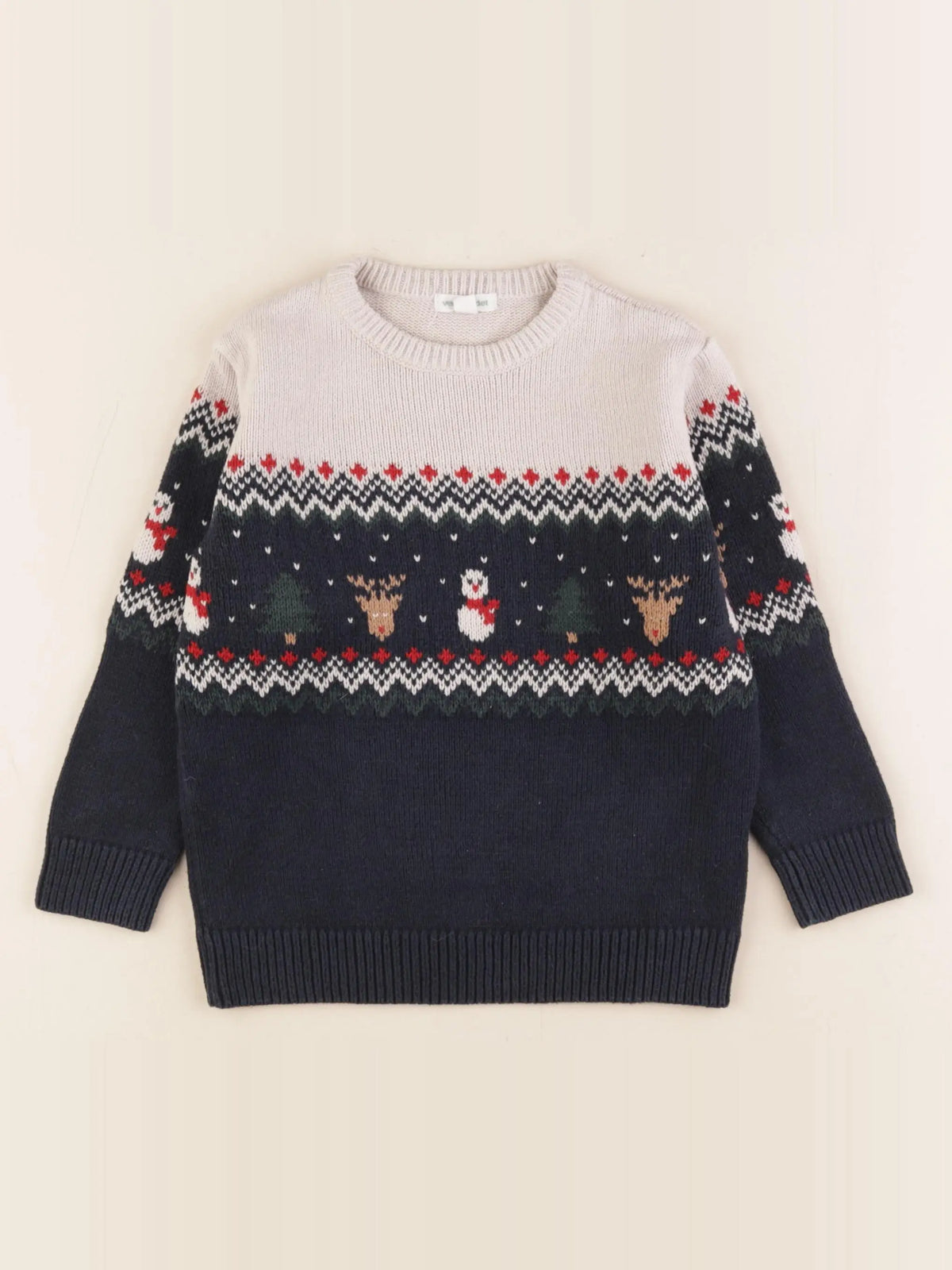 Vertbaudet - pull multicolore - 5 ans