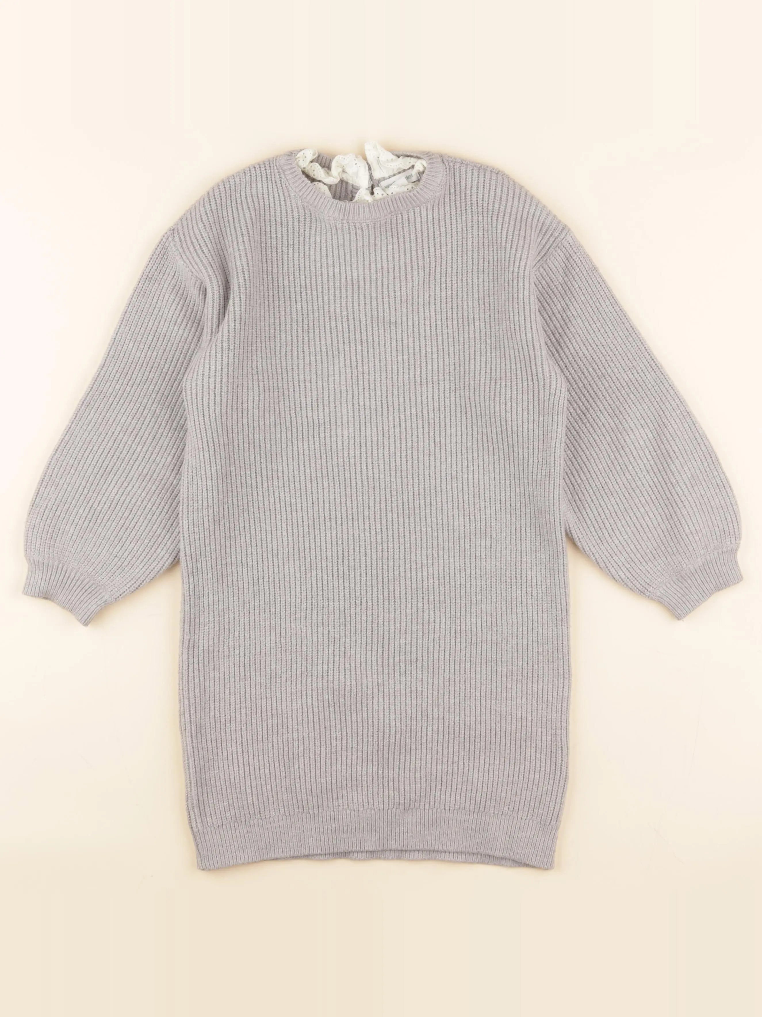 Vertbaudet - robe gris - 6 ans