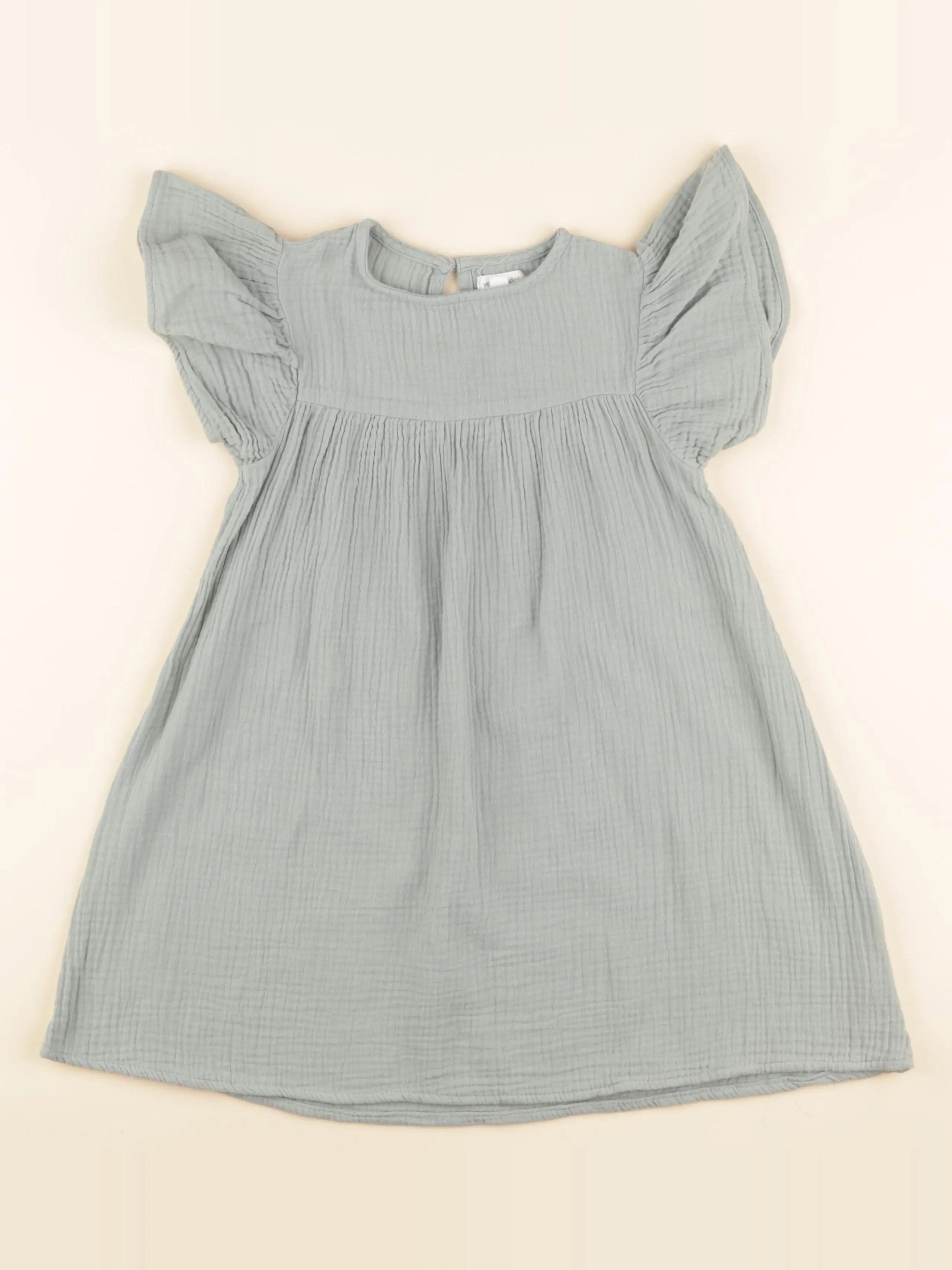 Vertbaudet - robe vert - 6 ans