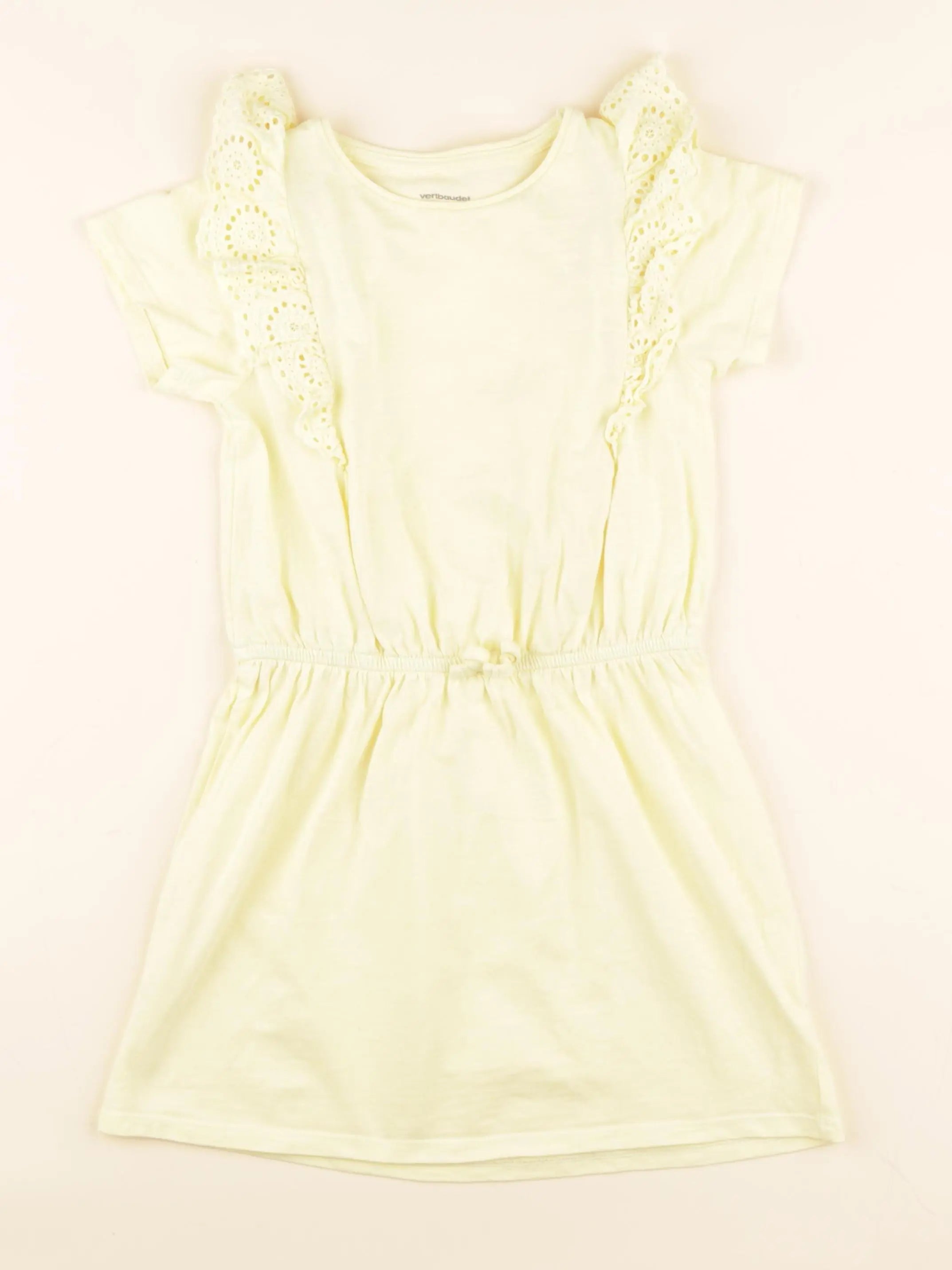 Vertbaudet - robe jaune - 6 ans