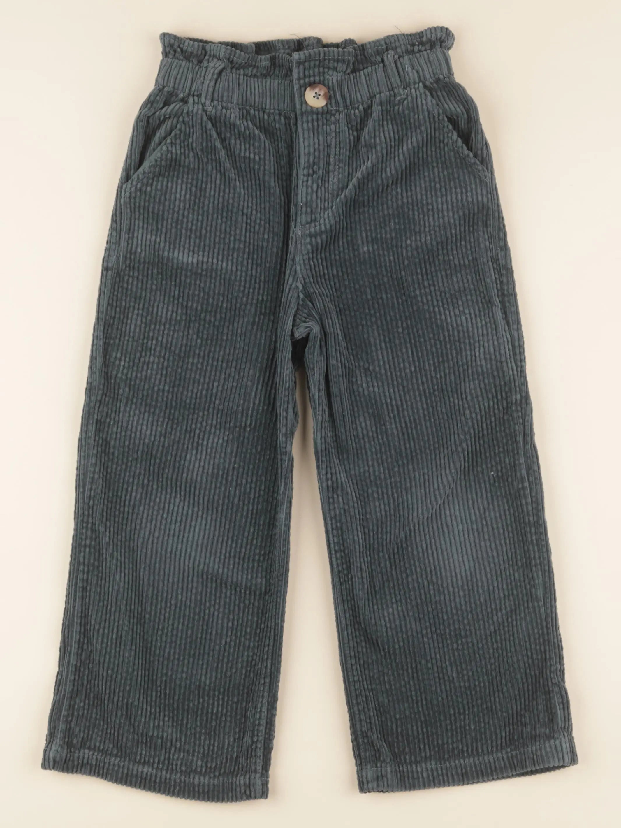 Vertbaudet - pantalon vert - 6 ans