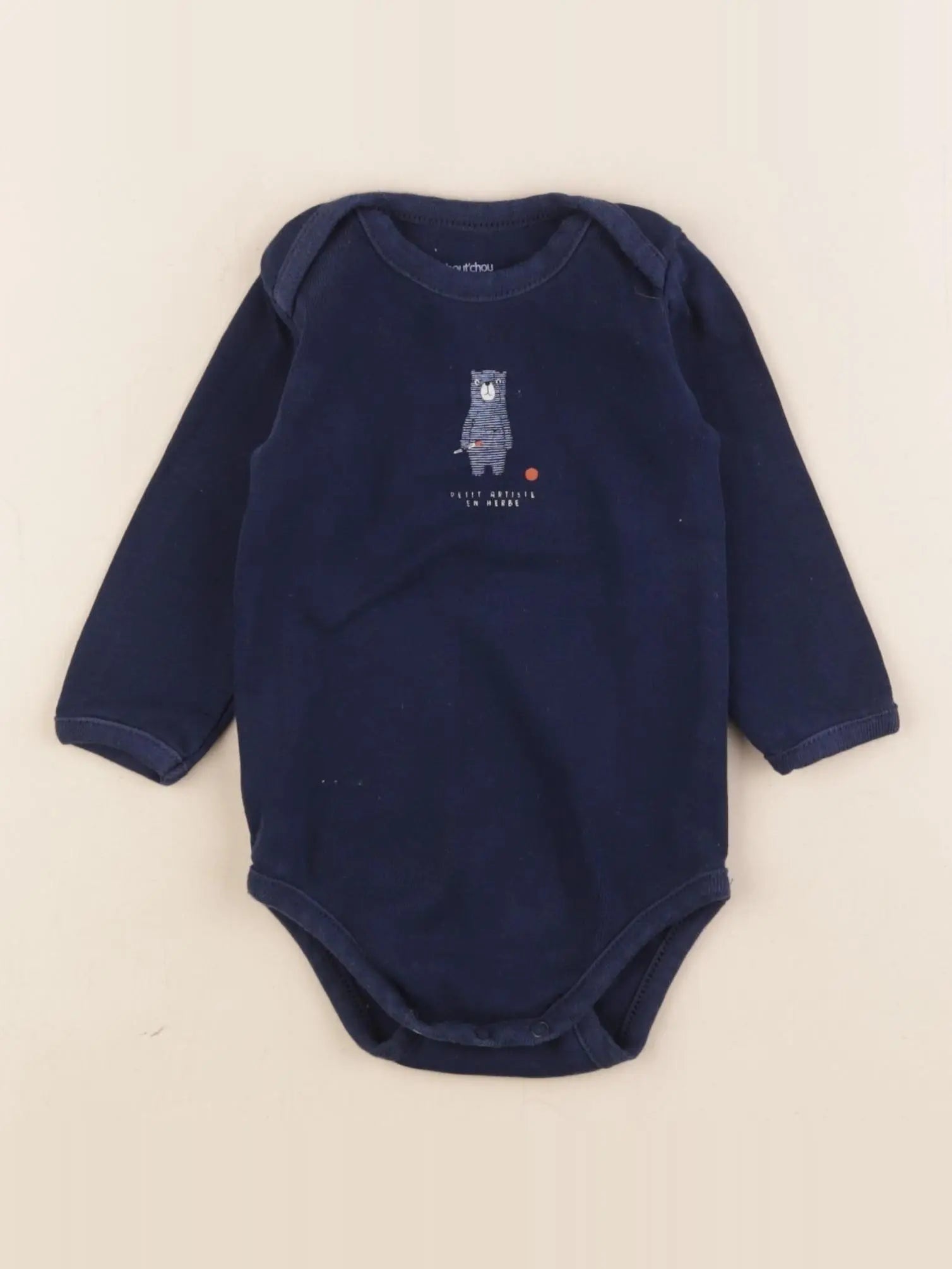 Boutchou - body bleu - 12 mois