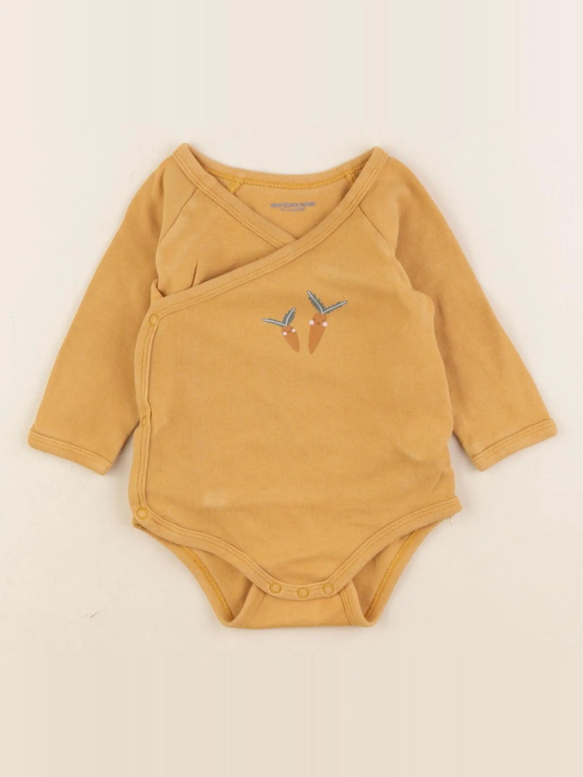 Vertbaudet - body jaune - 9 mois