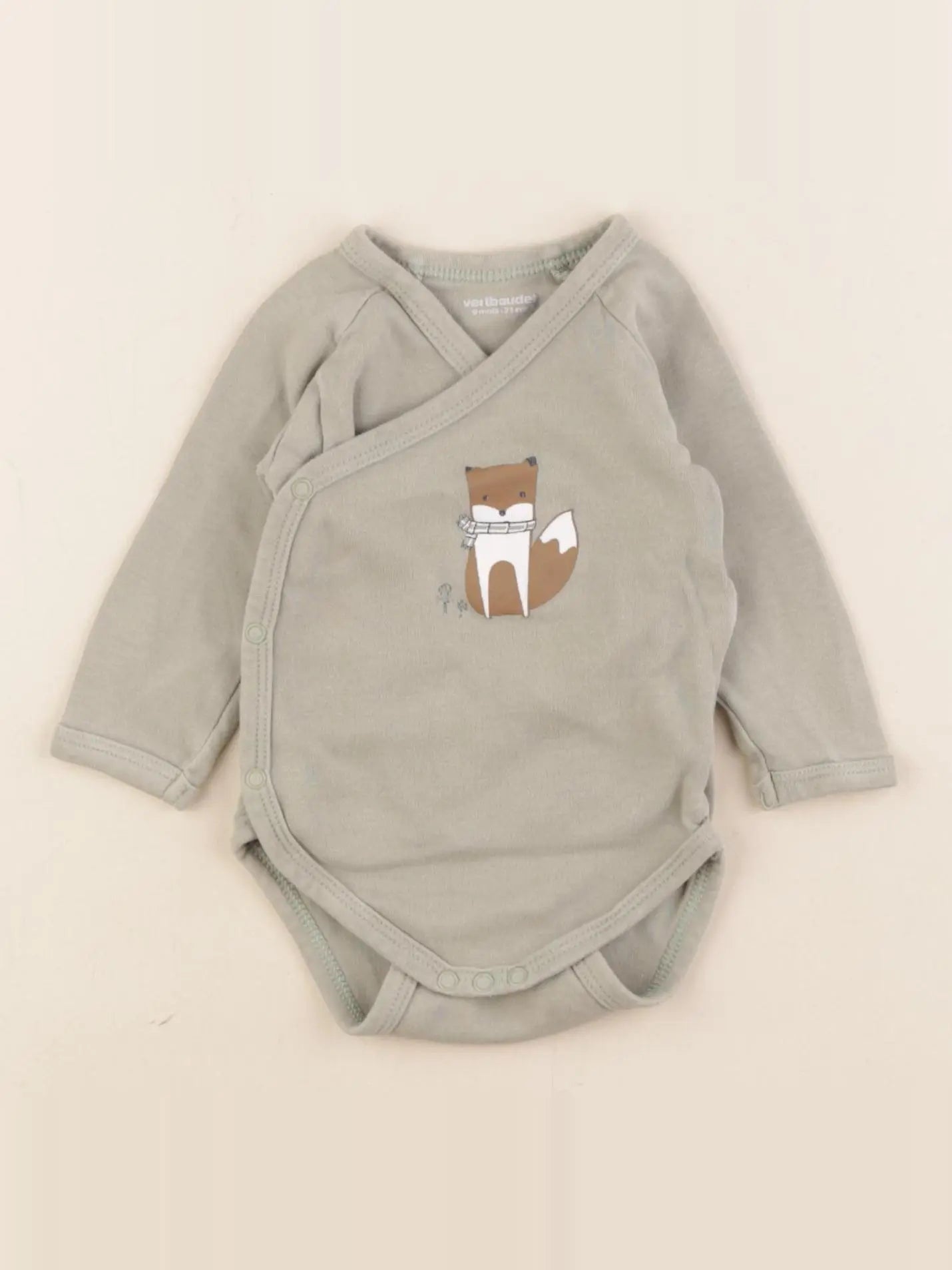 Vertbaudet - body vert - 9 mois