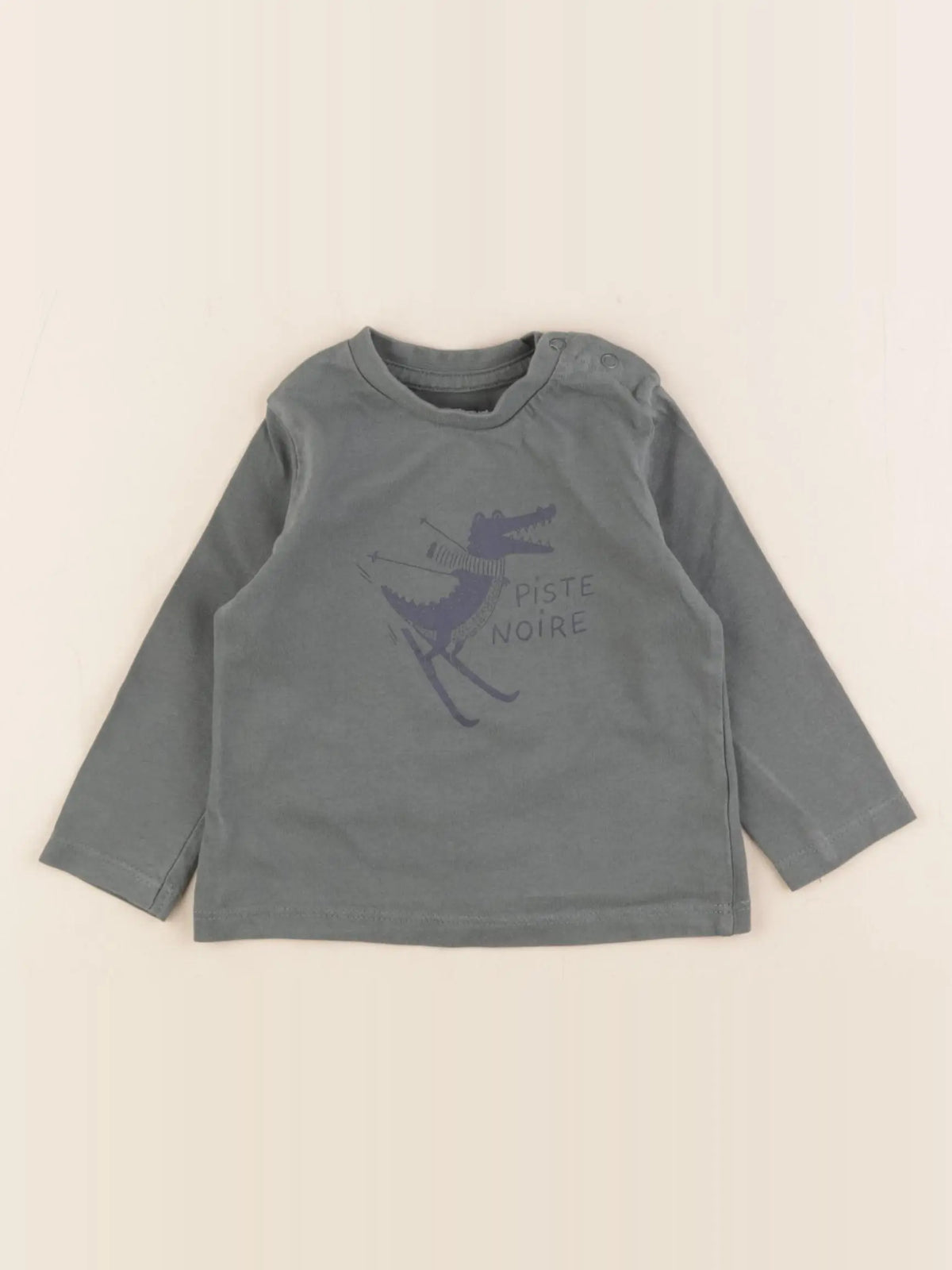 Vertbaudet - tee-shirt vert - 9 mois