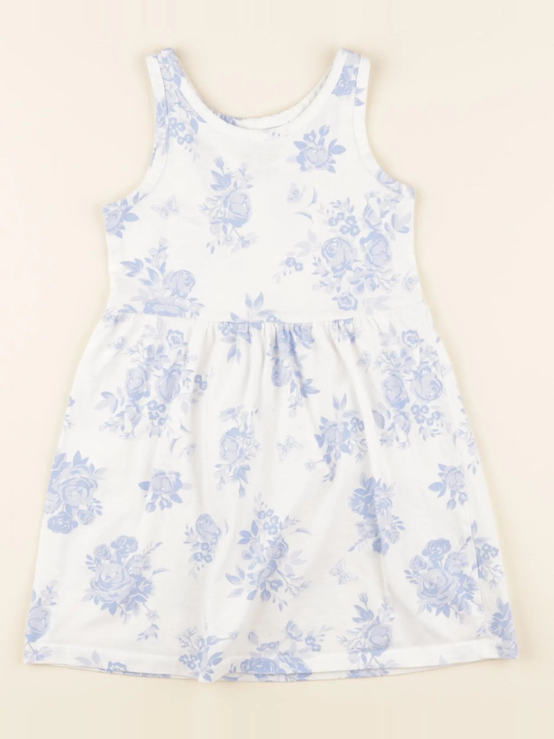 H&M - robe bleu - 2/4 ans
