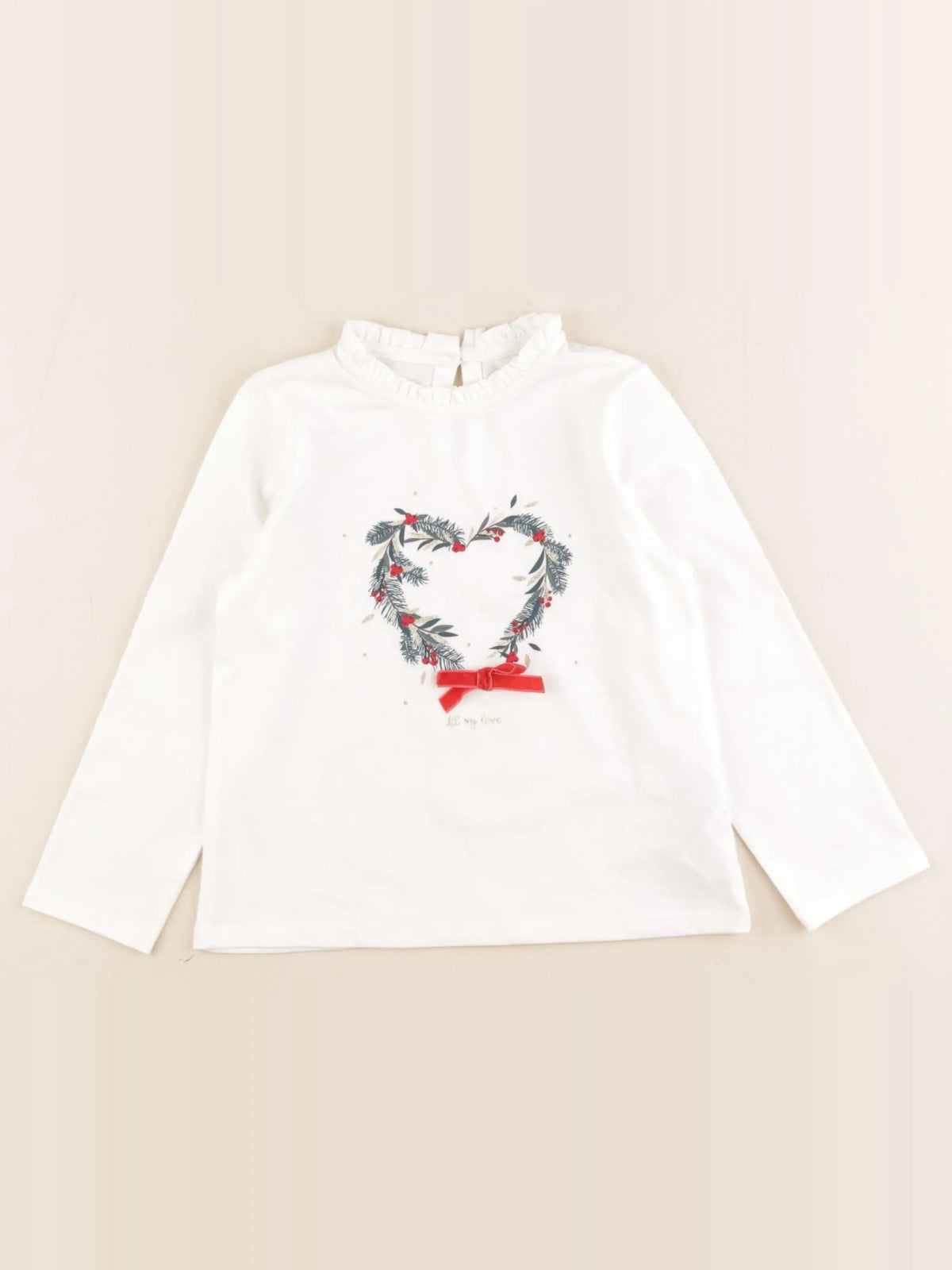 Vertbaudet - tee-shirt blanc - 3 ans