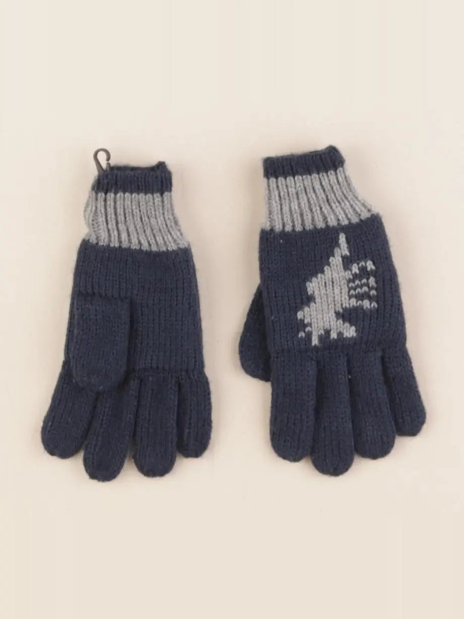 Vertbaudet - gants bleu - 4/6 ans