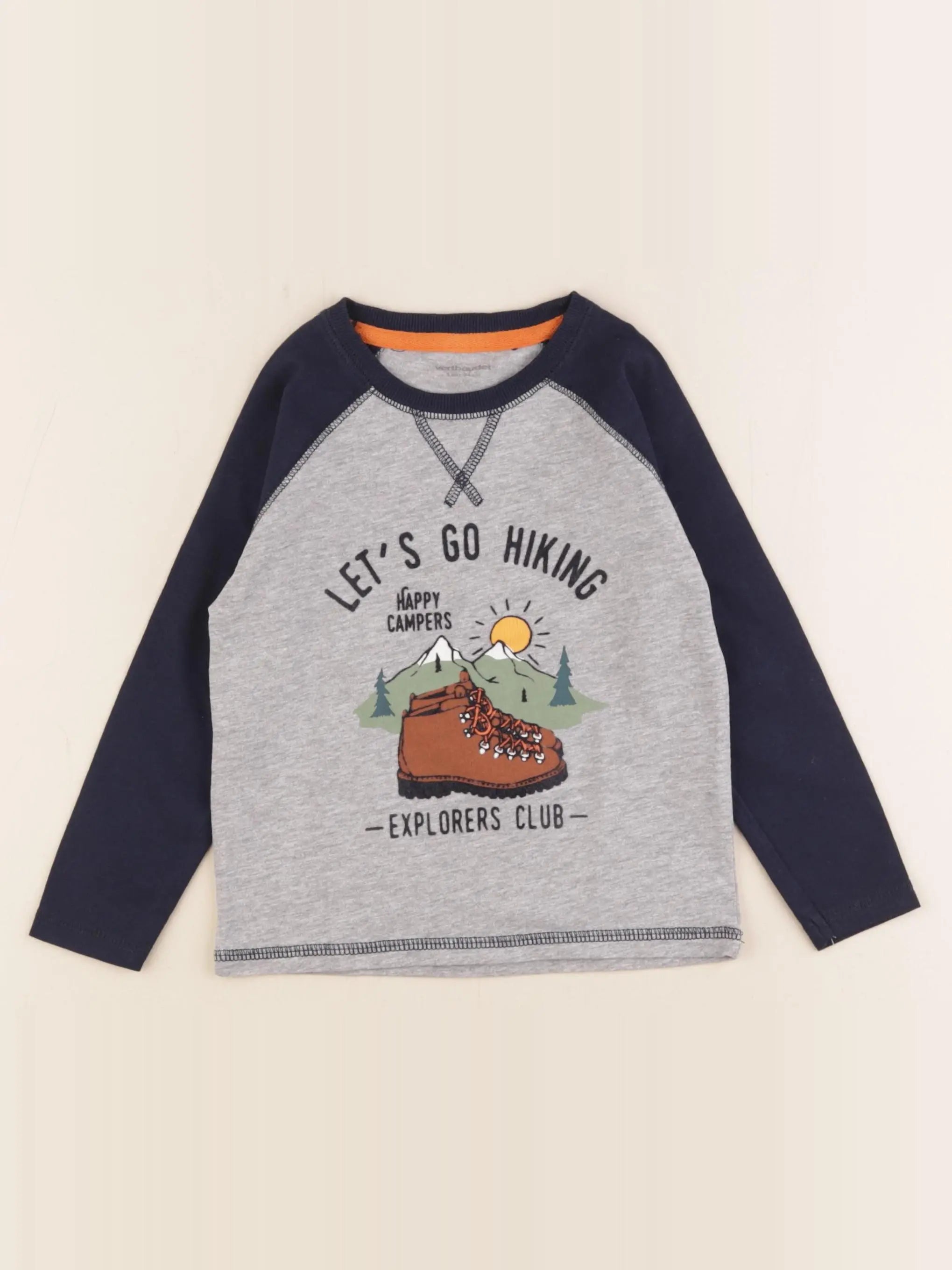 Vertbaudet - tee-shirt gris - 3 ans