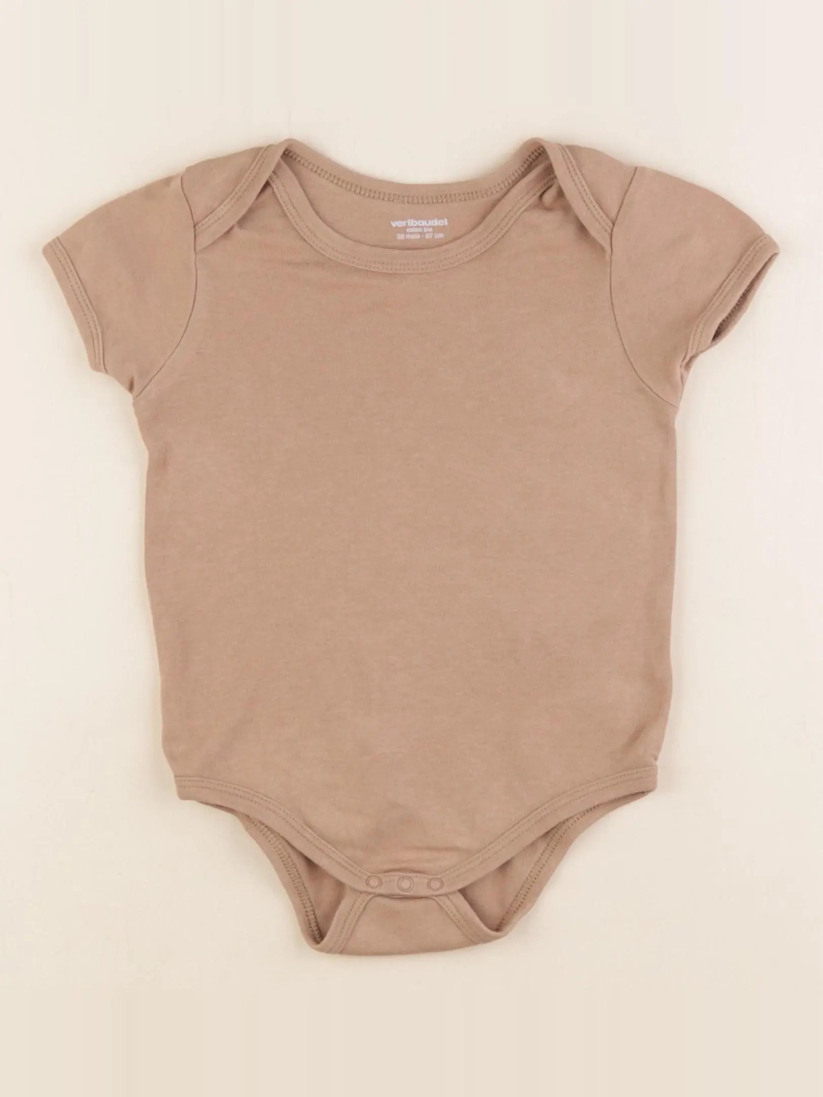 Vertbaudet - body marron - 36 mois