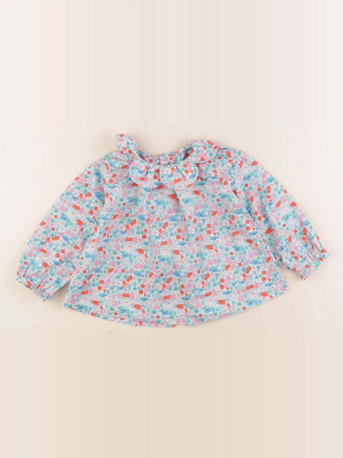 Jacadi - blouse liberty multicolore - 24 mois