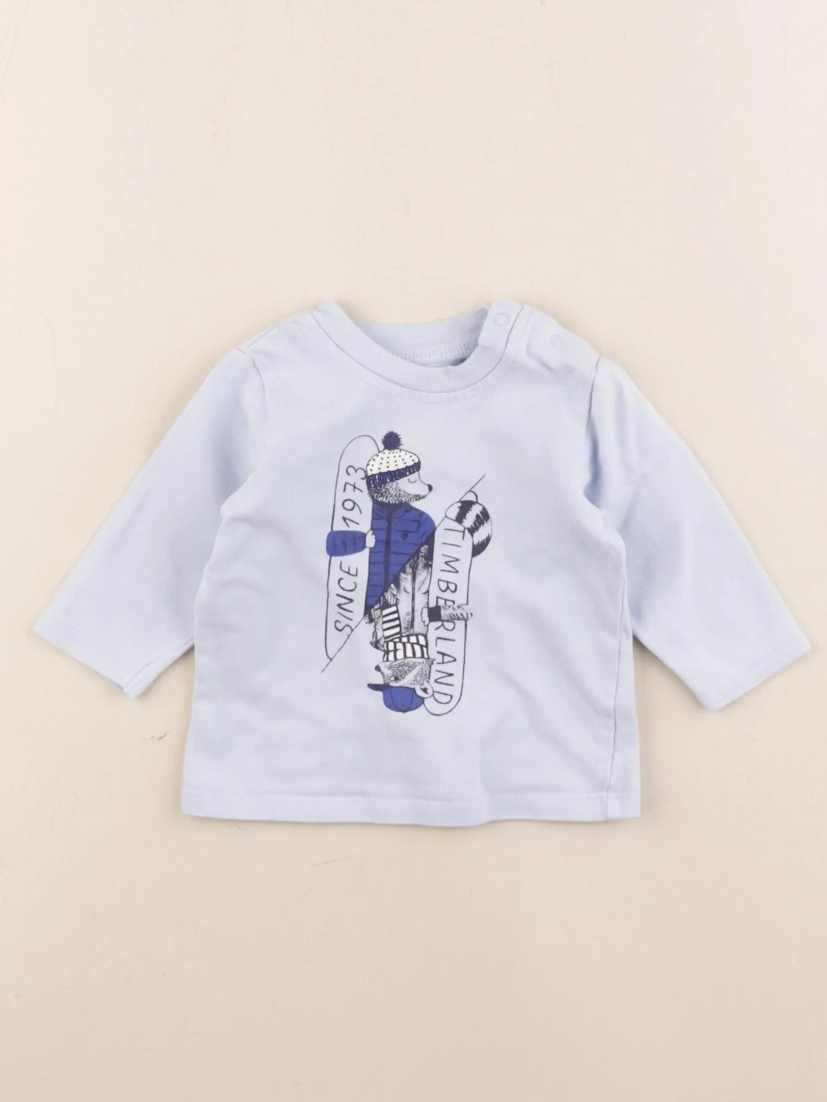 Timberland - tee-shirt bleu - 3 mois
