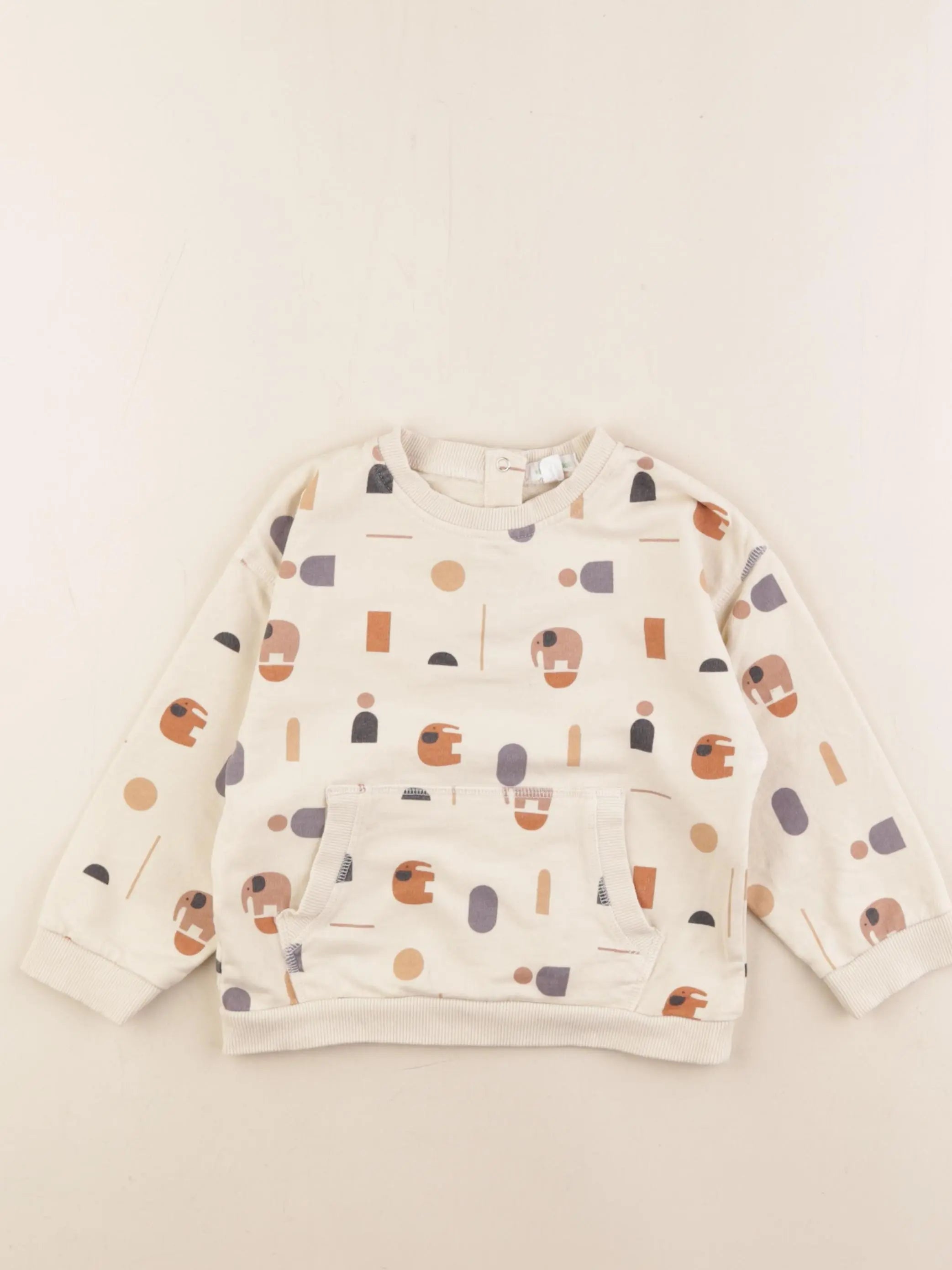 Vertbaudet - sweat multicolore - 36 mois