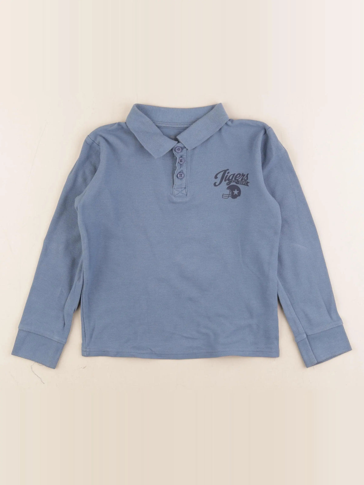 Vertbaudet - polo bleu - 4 ans