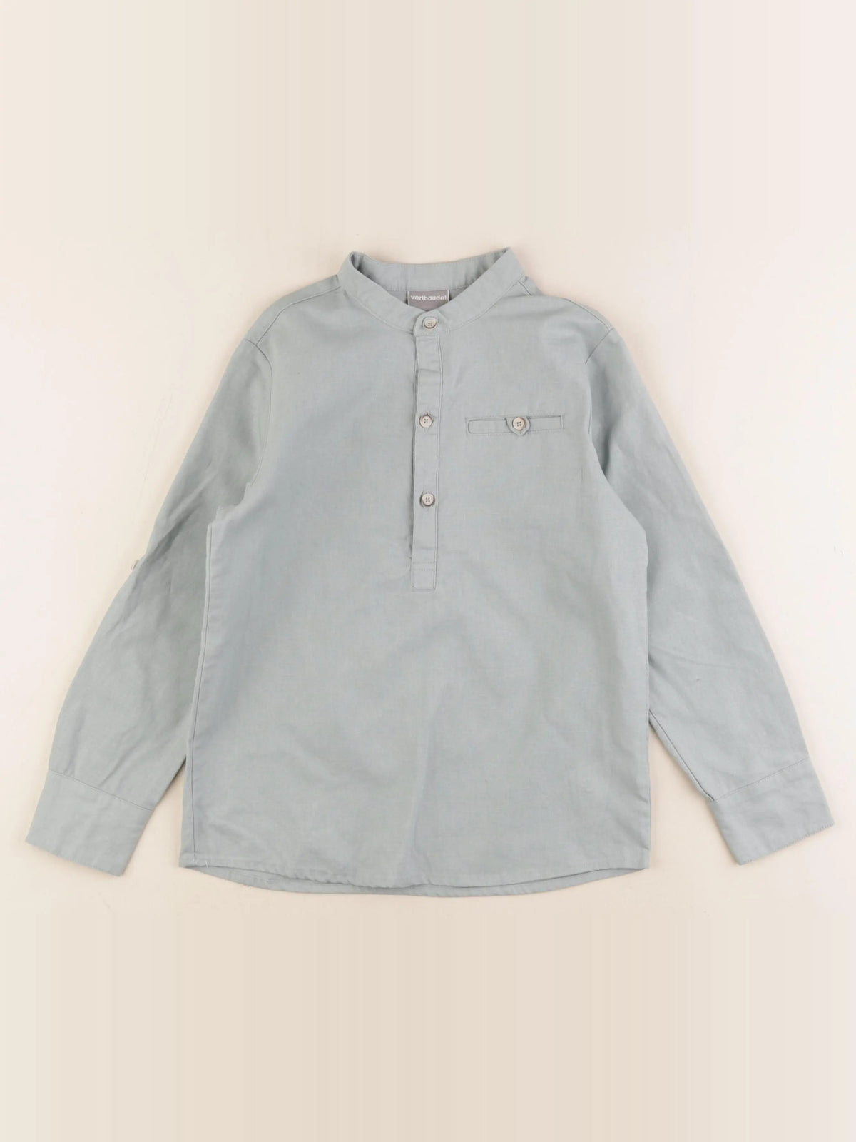 Vertbaudet - chemise vert - 8 ans