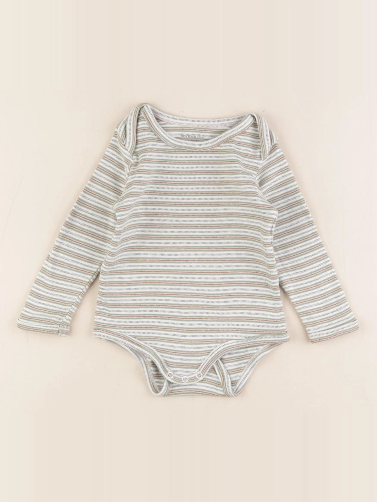 Vertbaudet - body vert - 12 mois