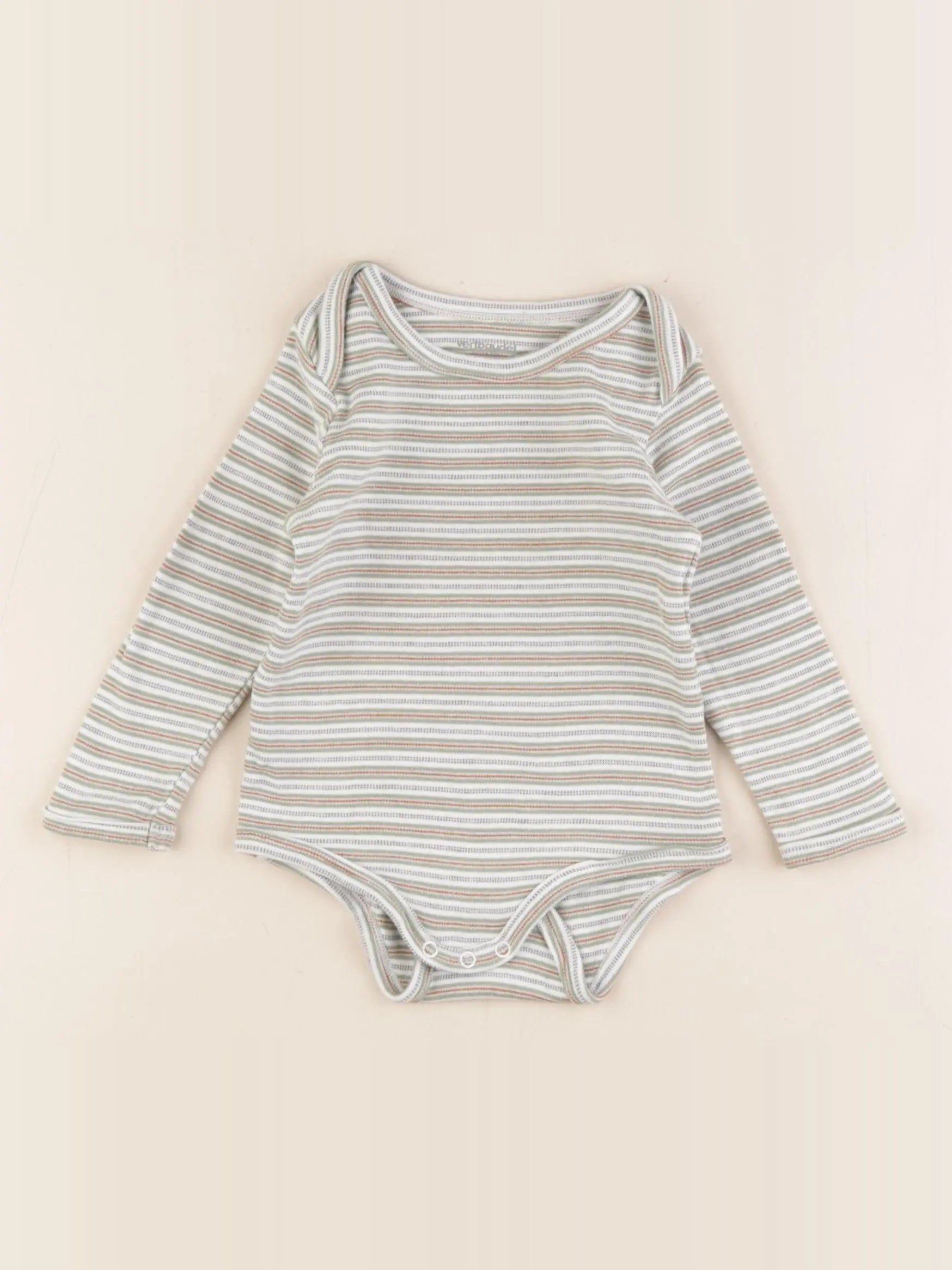 Vertbaudet - body vert - 12 mois