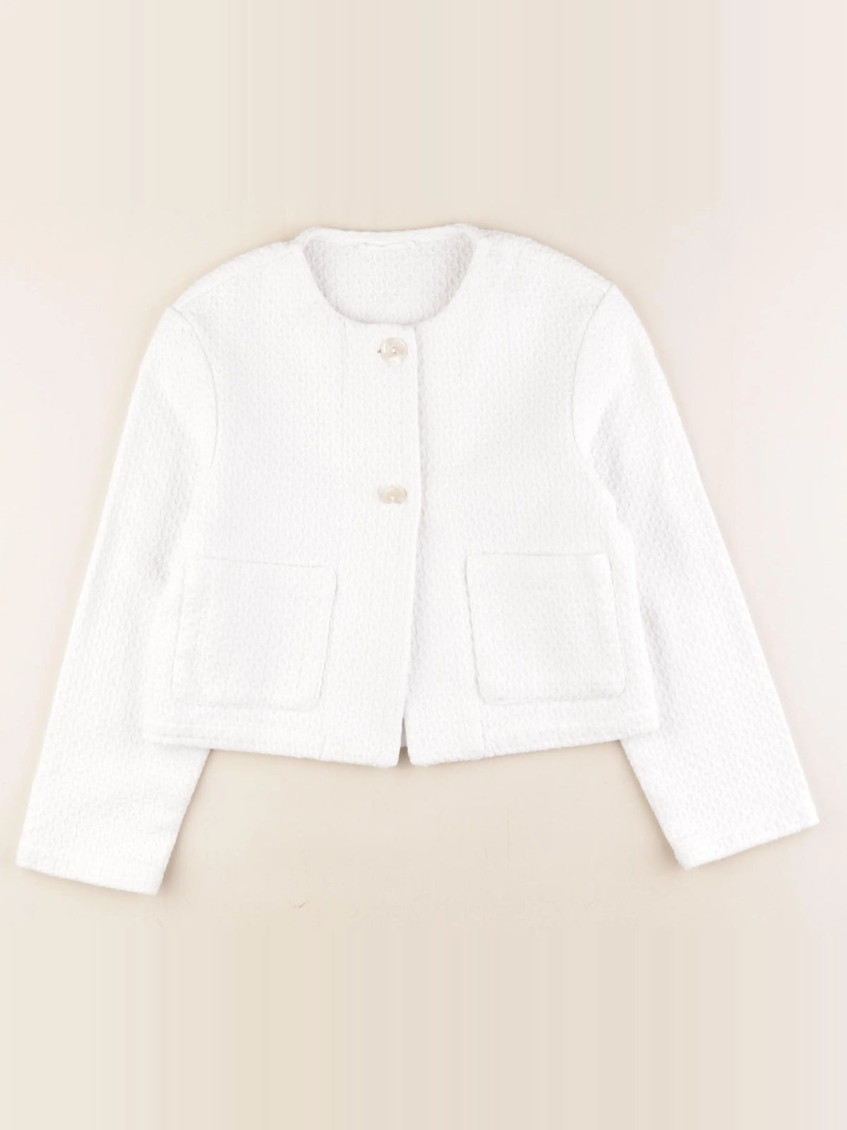 Mango - veste blanc - 11 ans