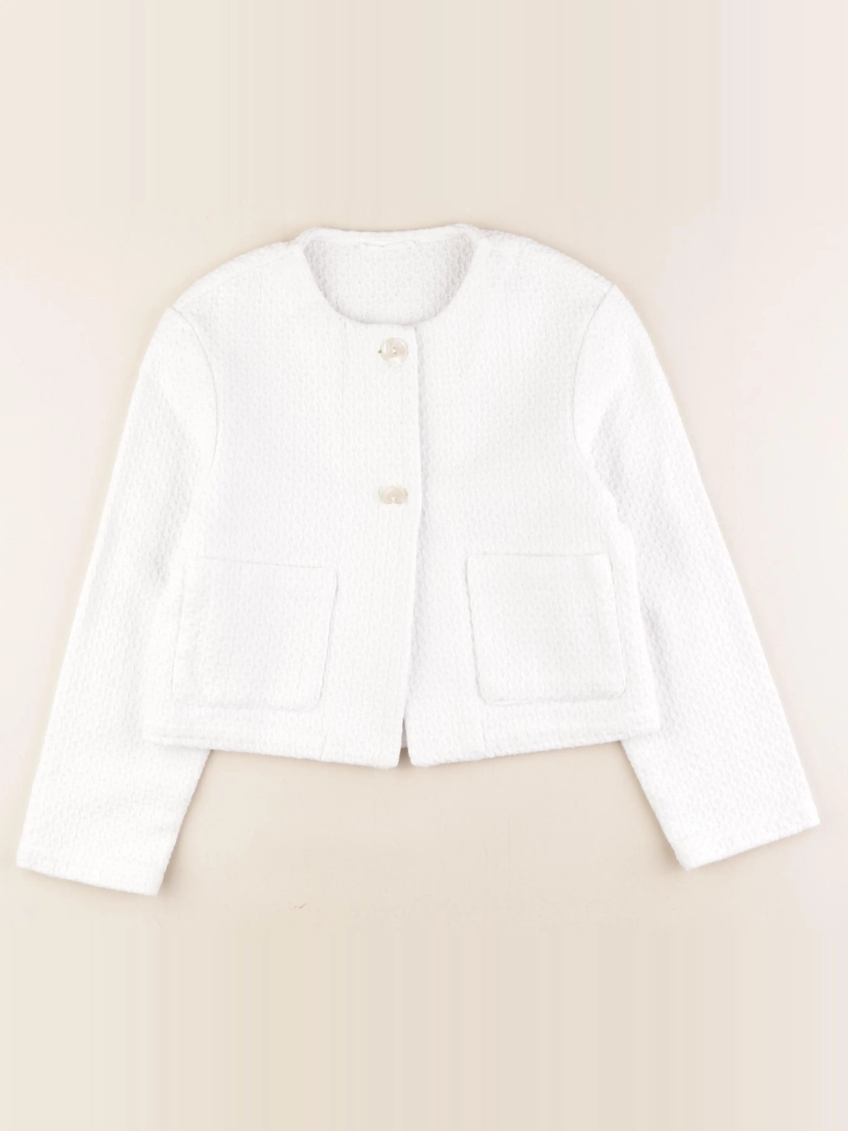 Mango - veste blanc - 11 ans