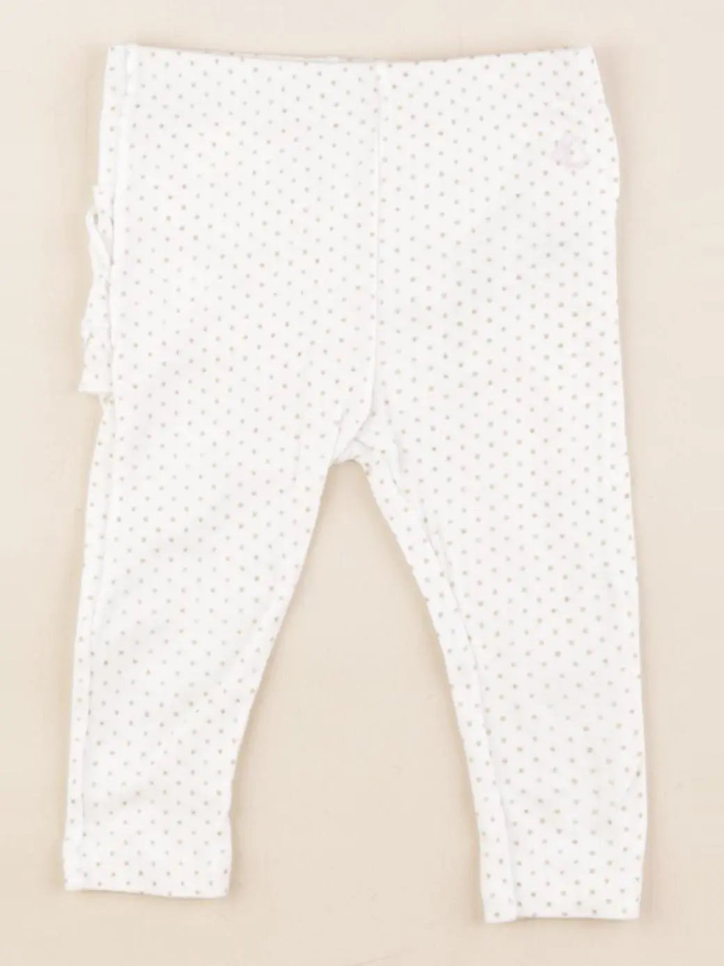 Petit Bateau - legging blanc - 6 mois