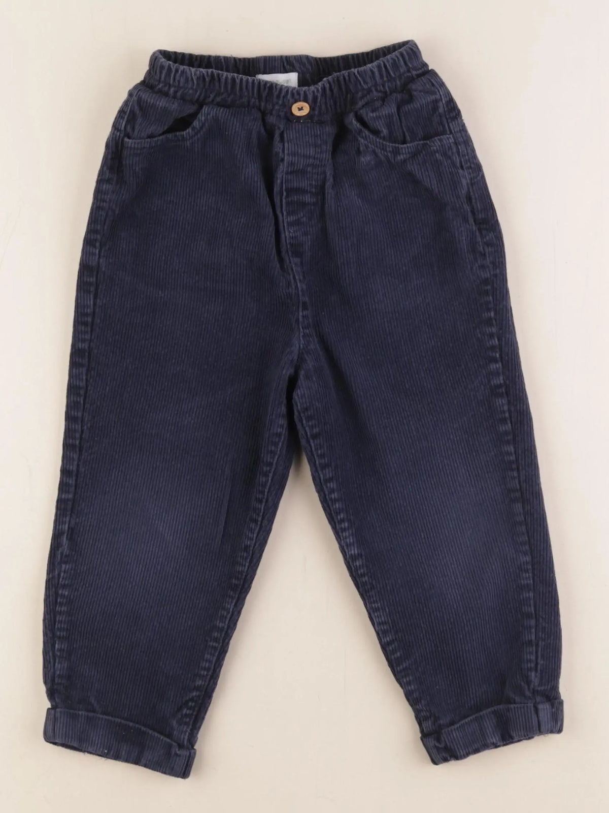 Vertbaudet - pantalon bleu - 36 mois