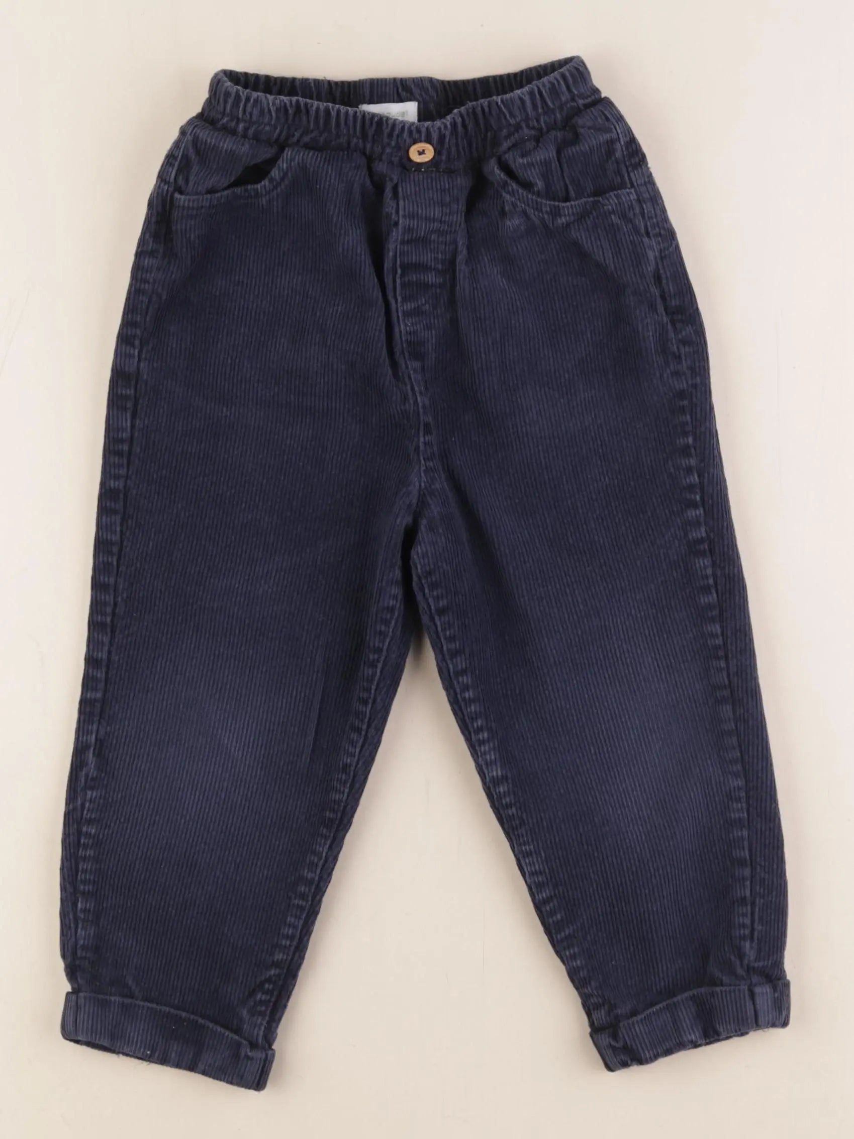 Vertbaudet - pantalon bleu - 36 mois