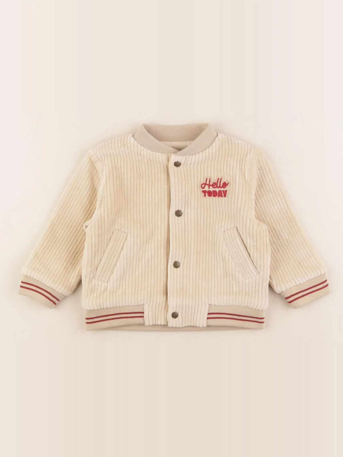 Monoprix - veste marron - 9 mois