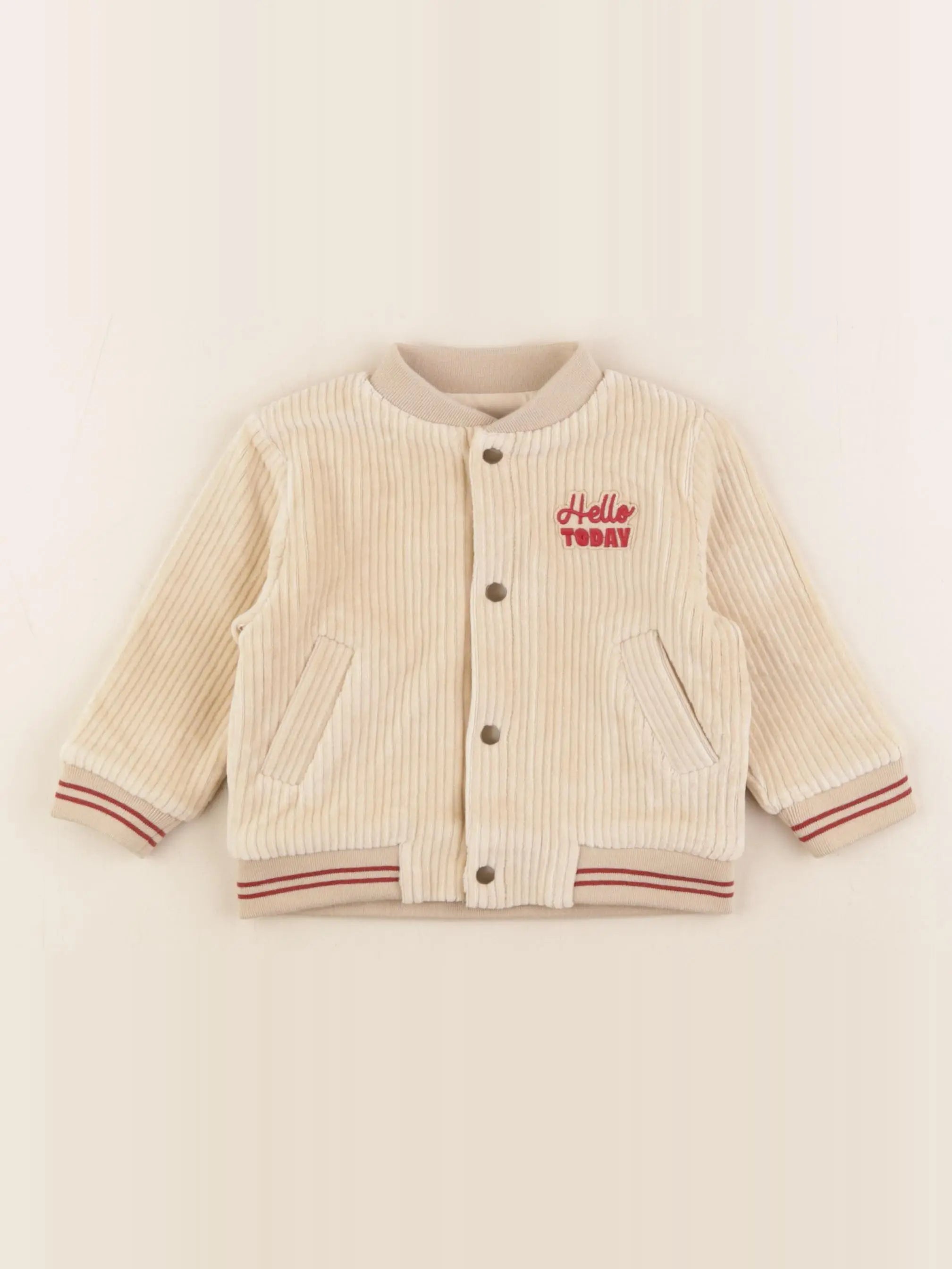 Monoprix - veste marron - 9 mois