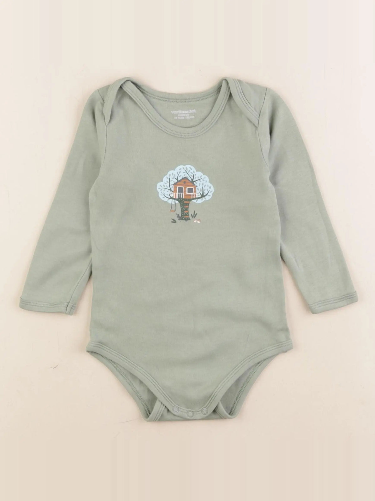 Vertbaudet - body vert - 24 mois
