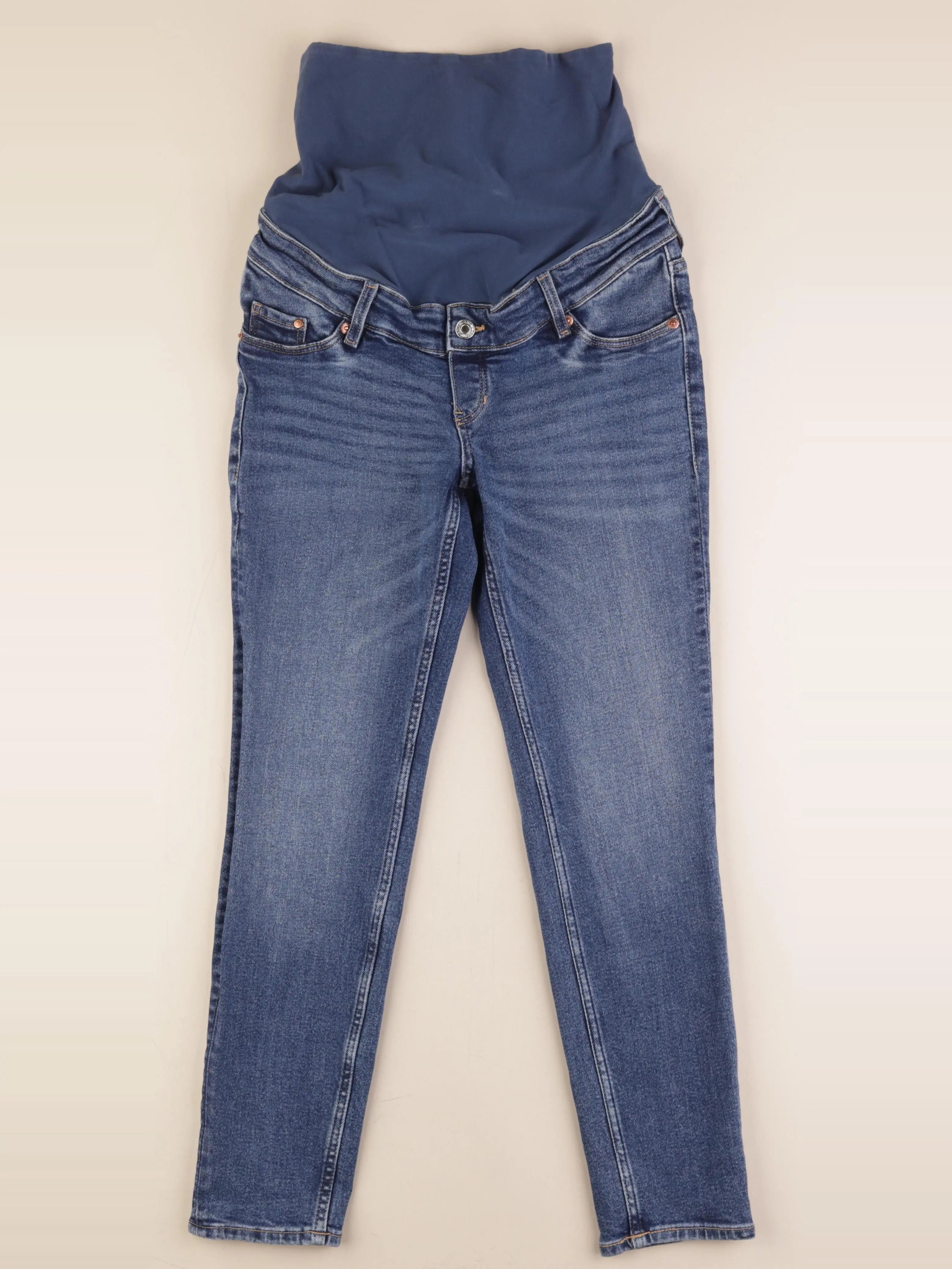 H&M - jean grossesse bleu - xs