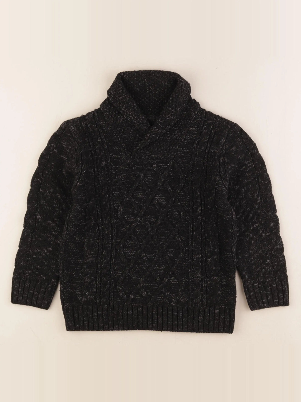 Vertbaudet - pull noir - 5 ans