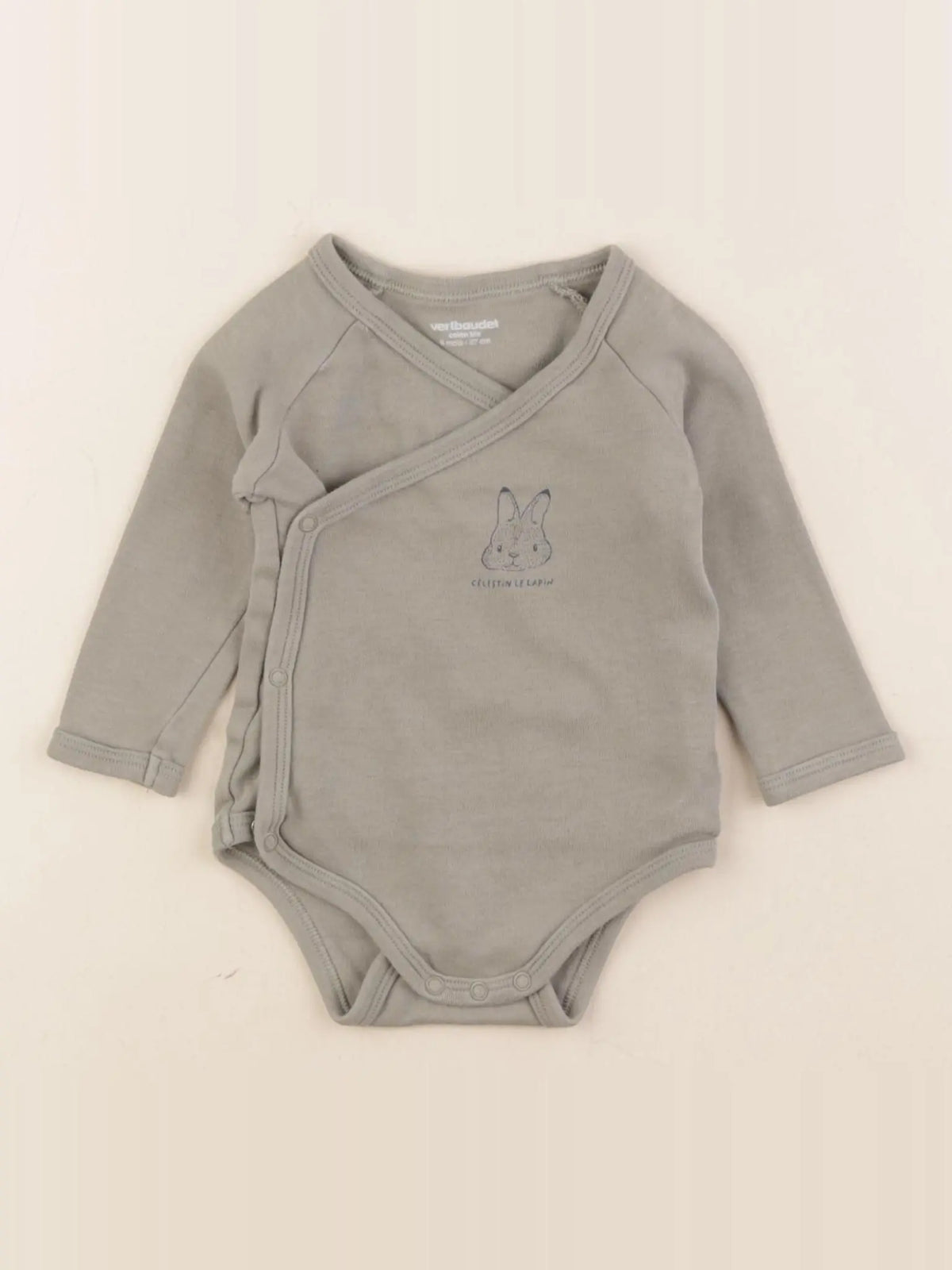 Vertbaudet - body vert - 6 mois