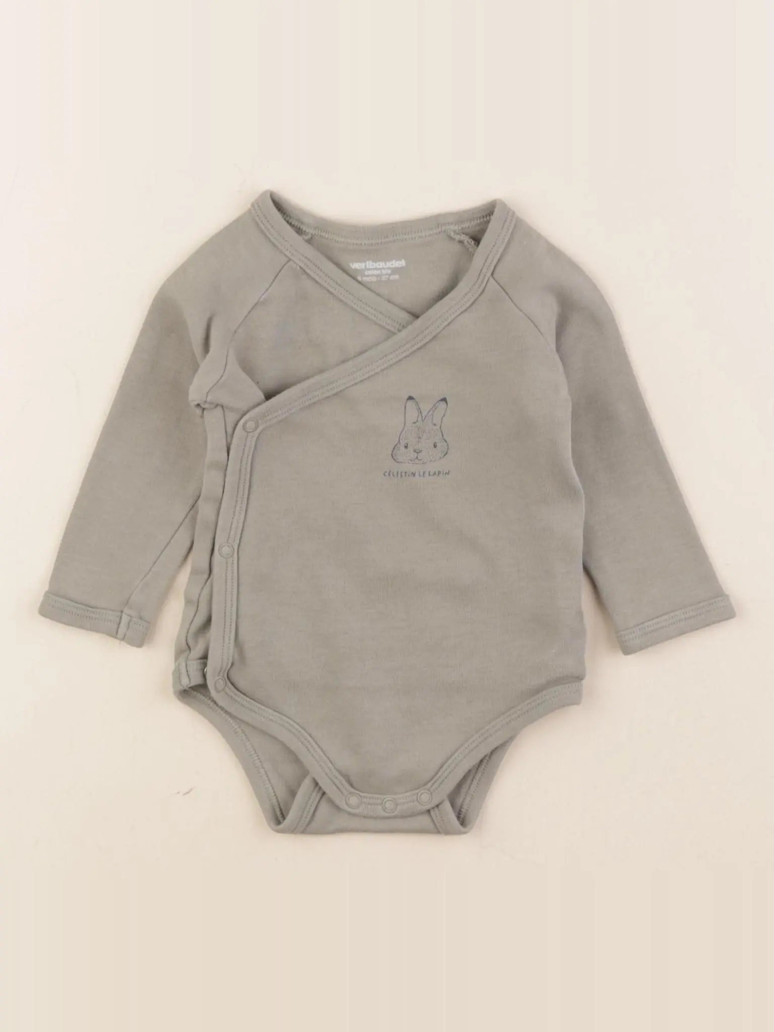 Vertbaudet - body vert - 6 mois