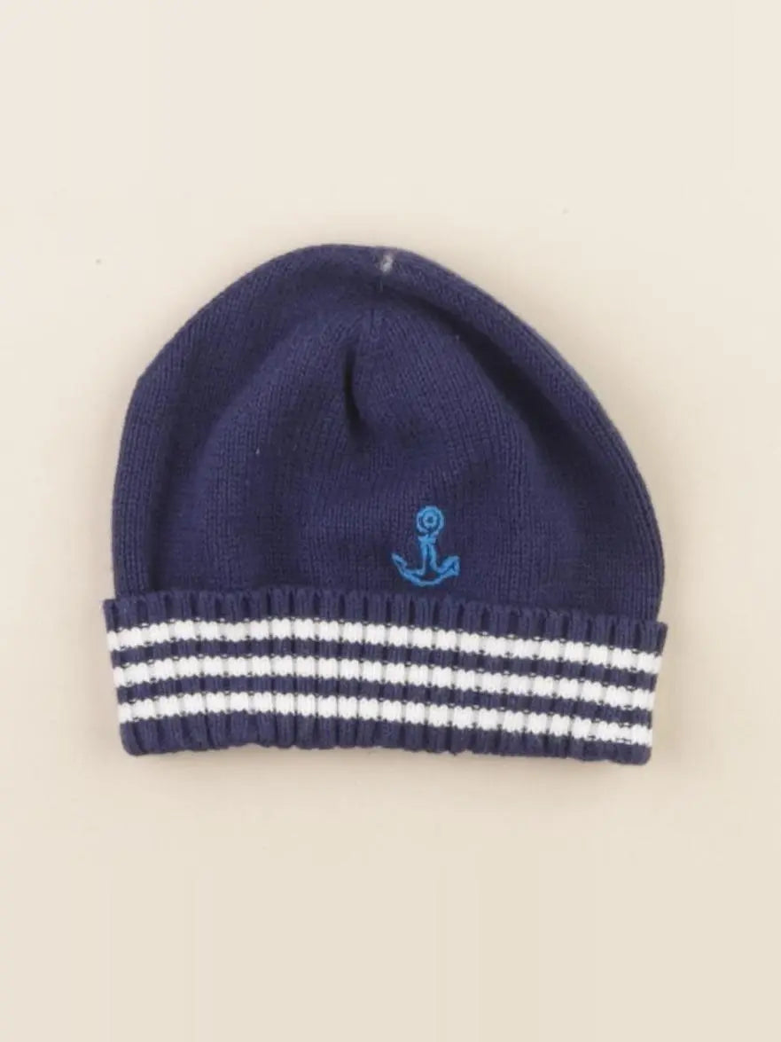 Jacadi - bonnet bleu - 12 mois