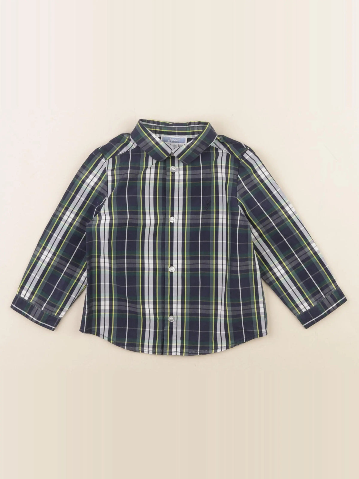 Jacadi - chemise bleu, vert - 18 mois