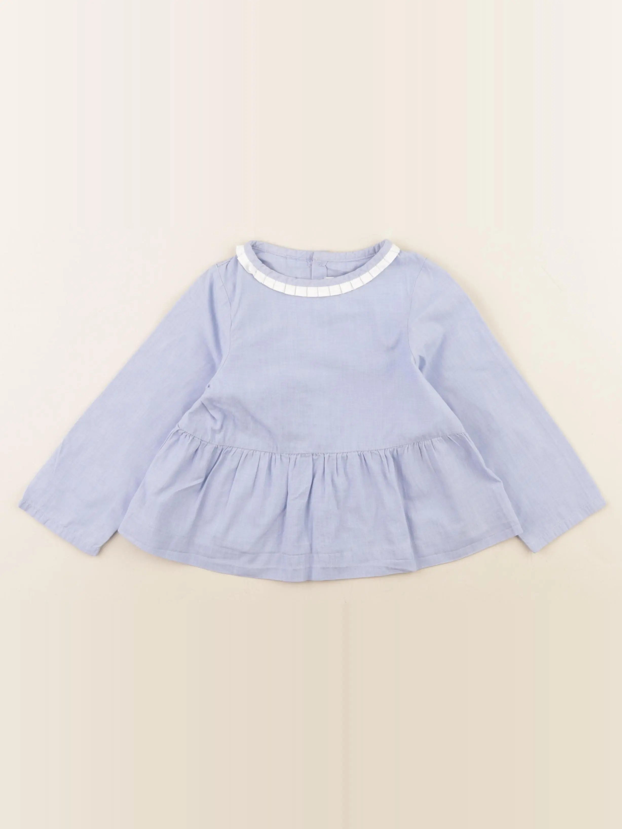 Jacadi - blouse bleu - 36 mois