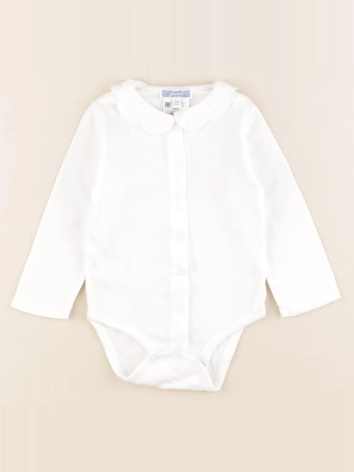 Jacadi - body liberty blanc - 12 mois