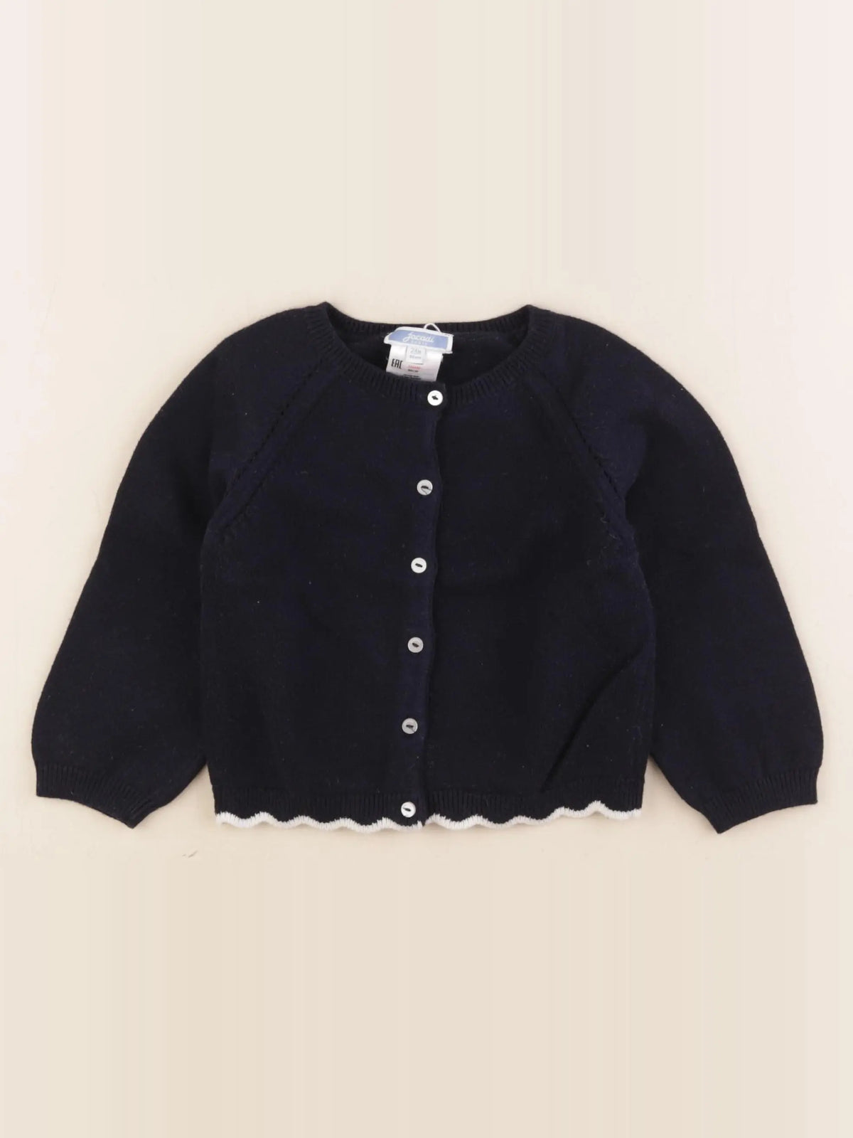 Jacadi - gilet bleu - 24 mois