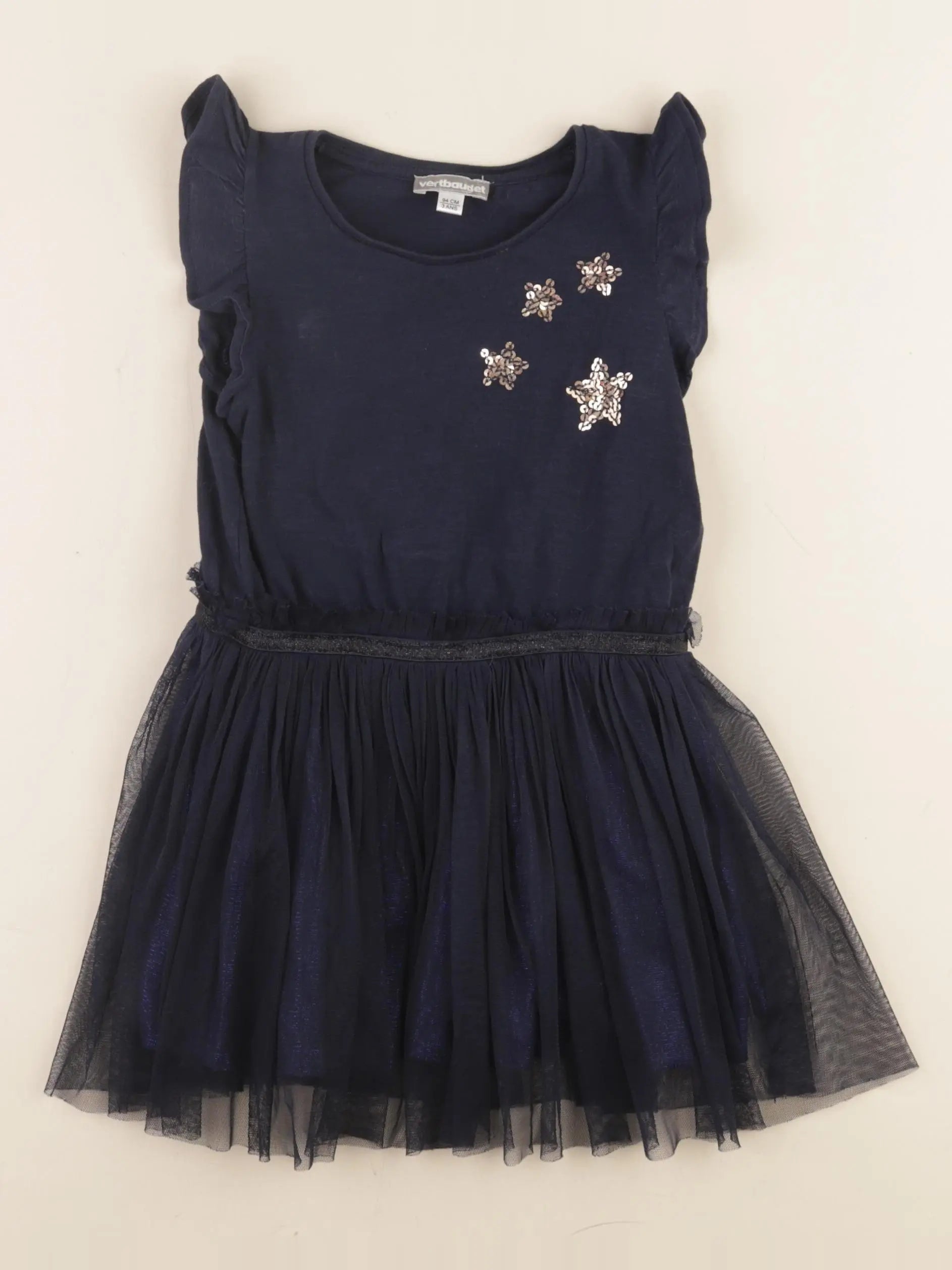 Vertbaudet - robe bleu - 3 ans