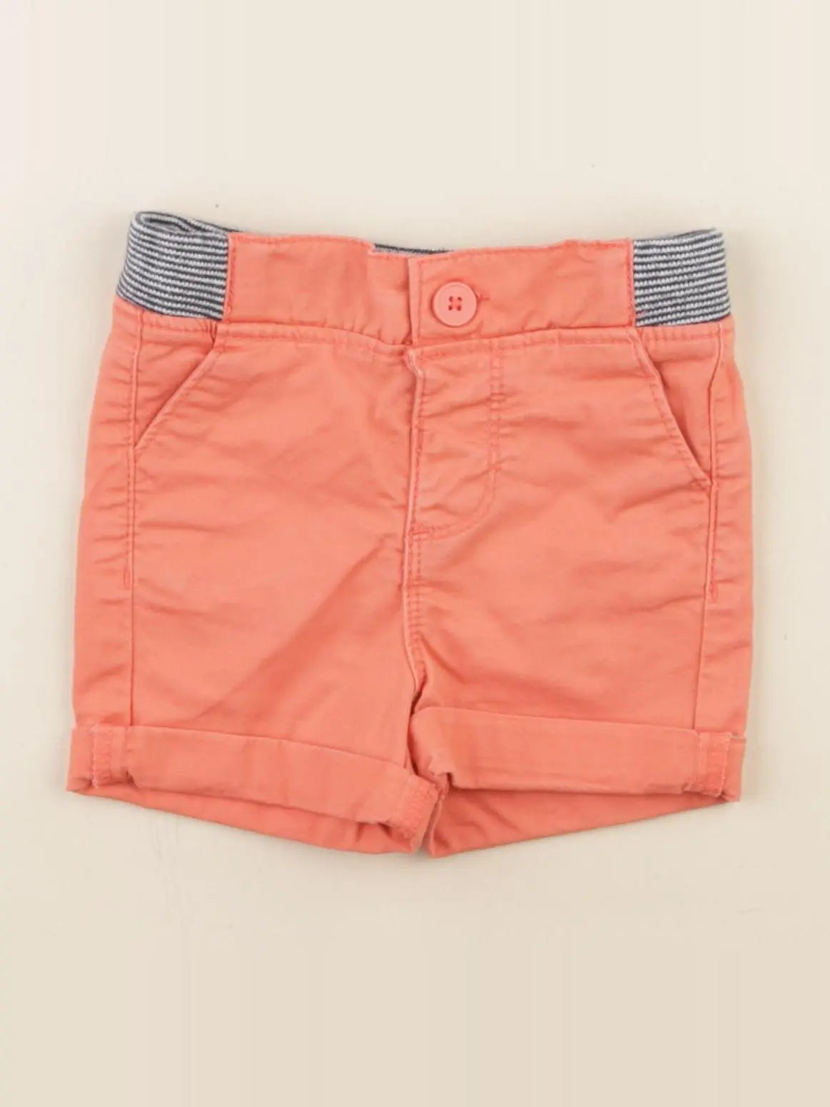 Tape à l'oeil - short orange - 6 mois