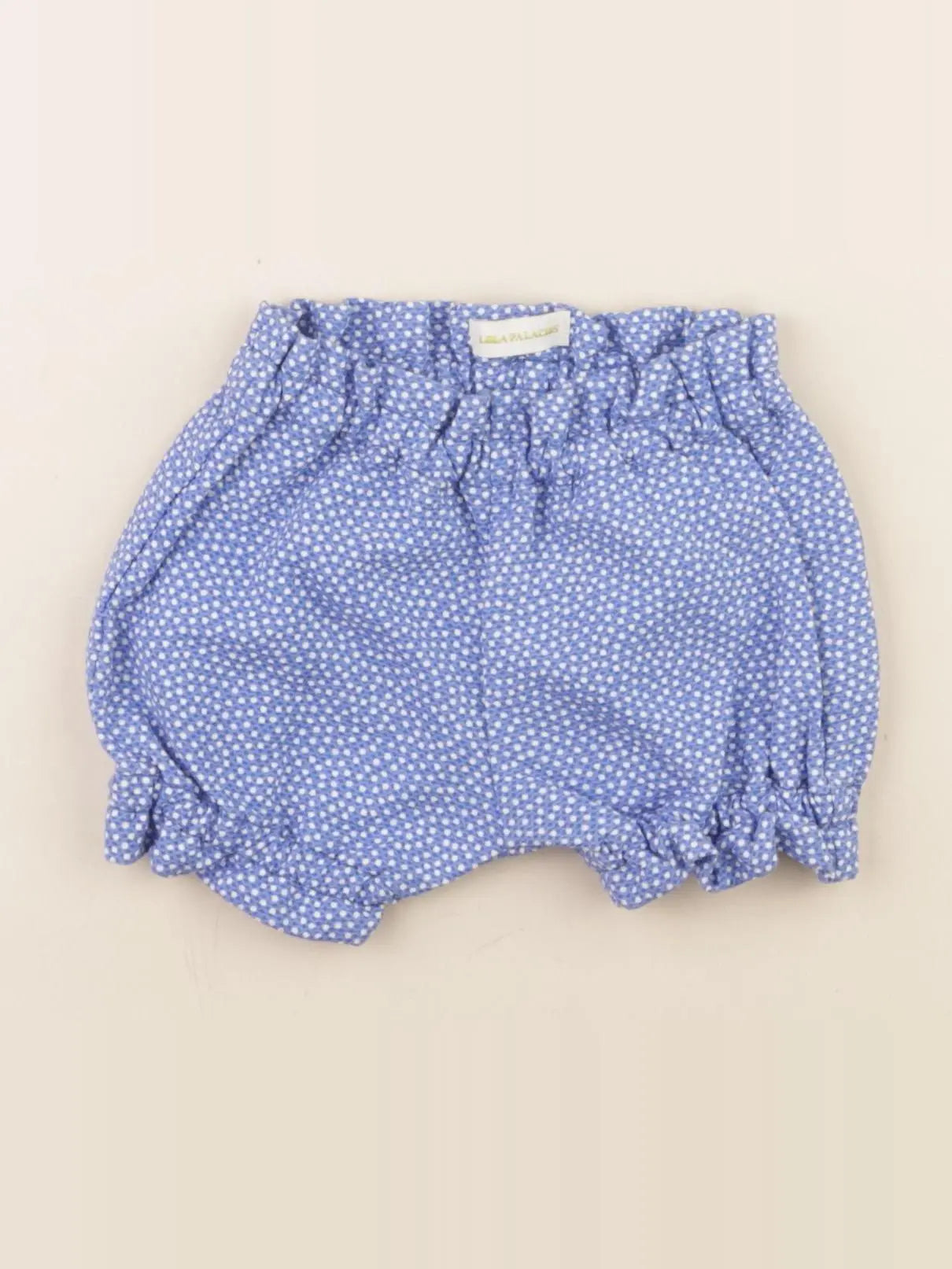 Lola Palacios - short bleu - 3 mois