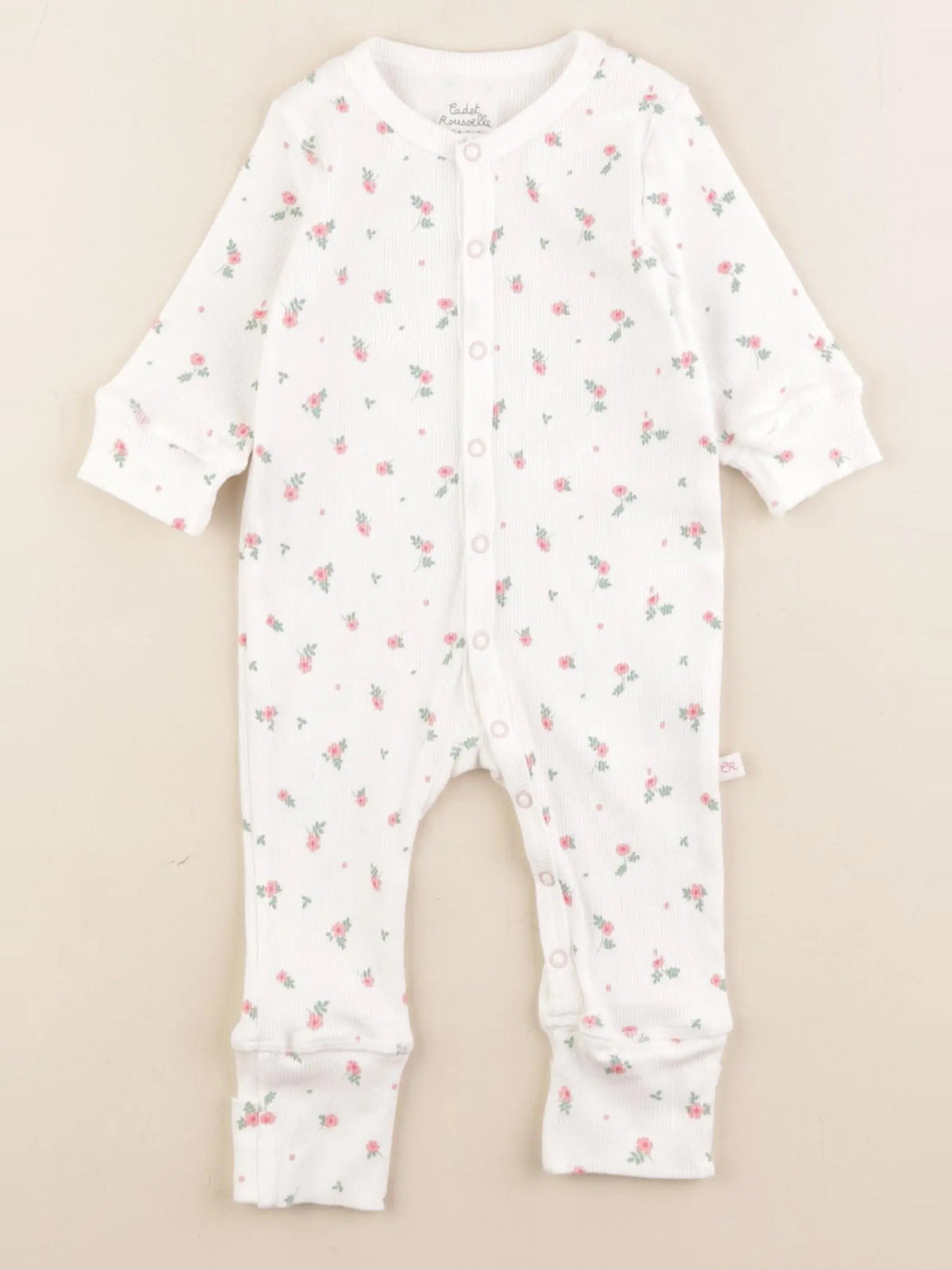 Cadet Rousselle - pyjama coton multicolore - 3 mois