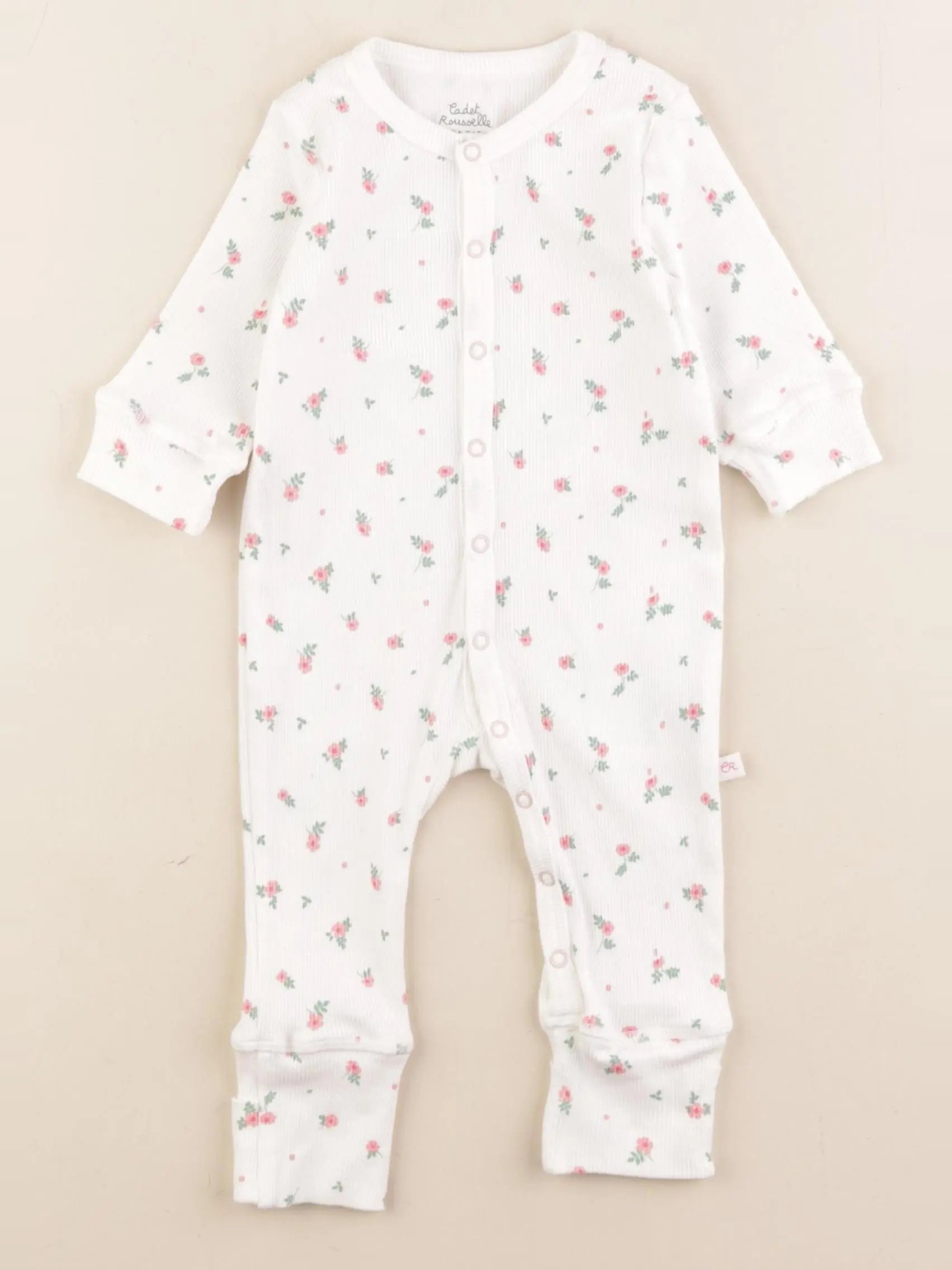 Cadet Rousselle - pyjama coton multicolore - 3 mois