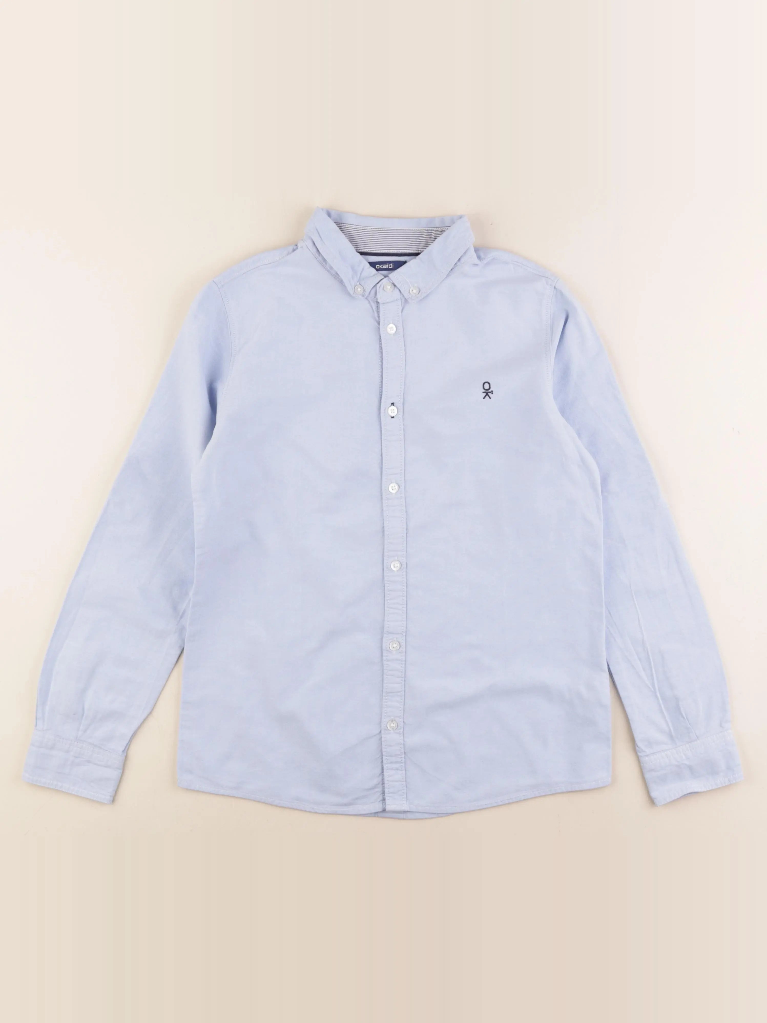 Okaidi - chemise bleu - 12 ans