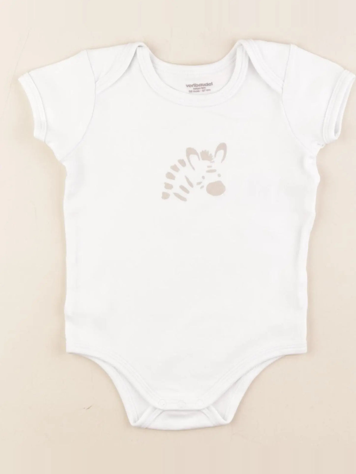 Vertbaudet - body blanc - 36 mois