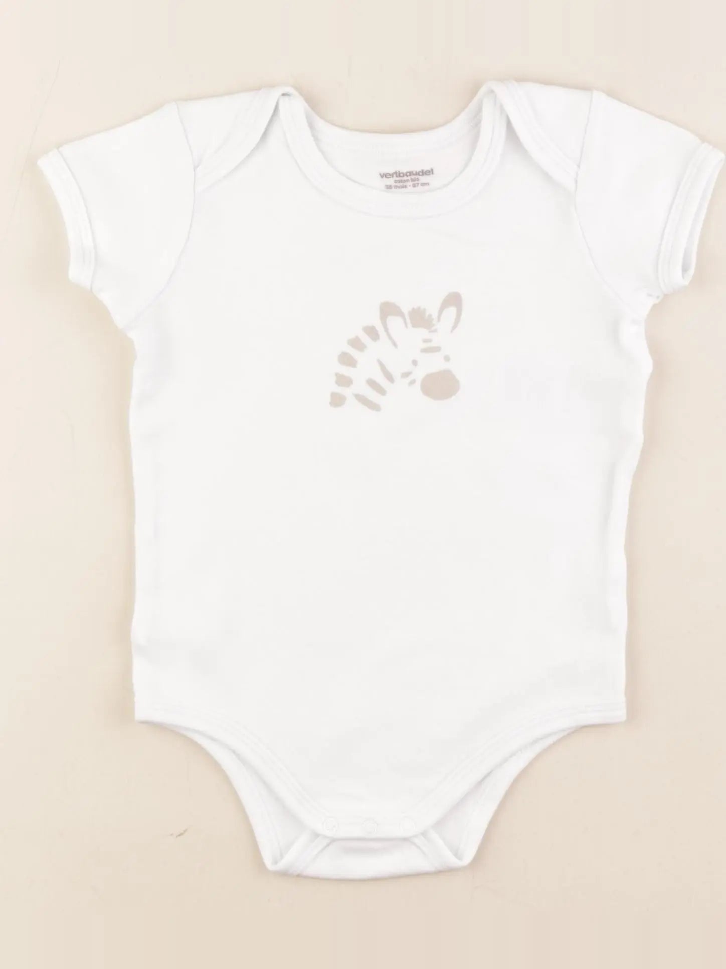 Vertbaudet - body blanc - 36 mois