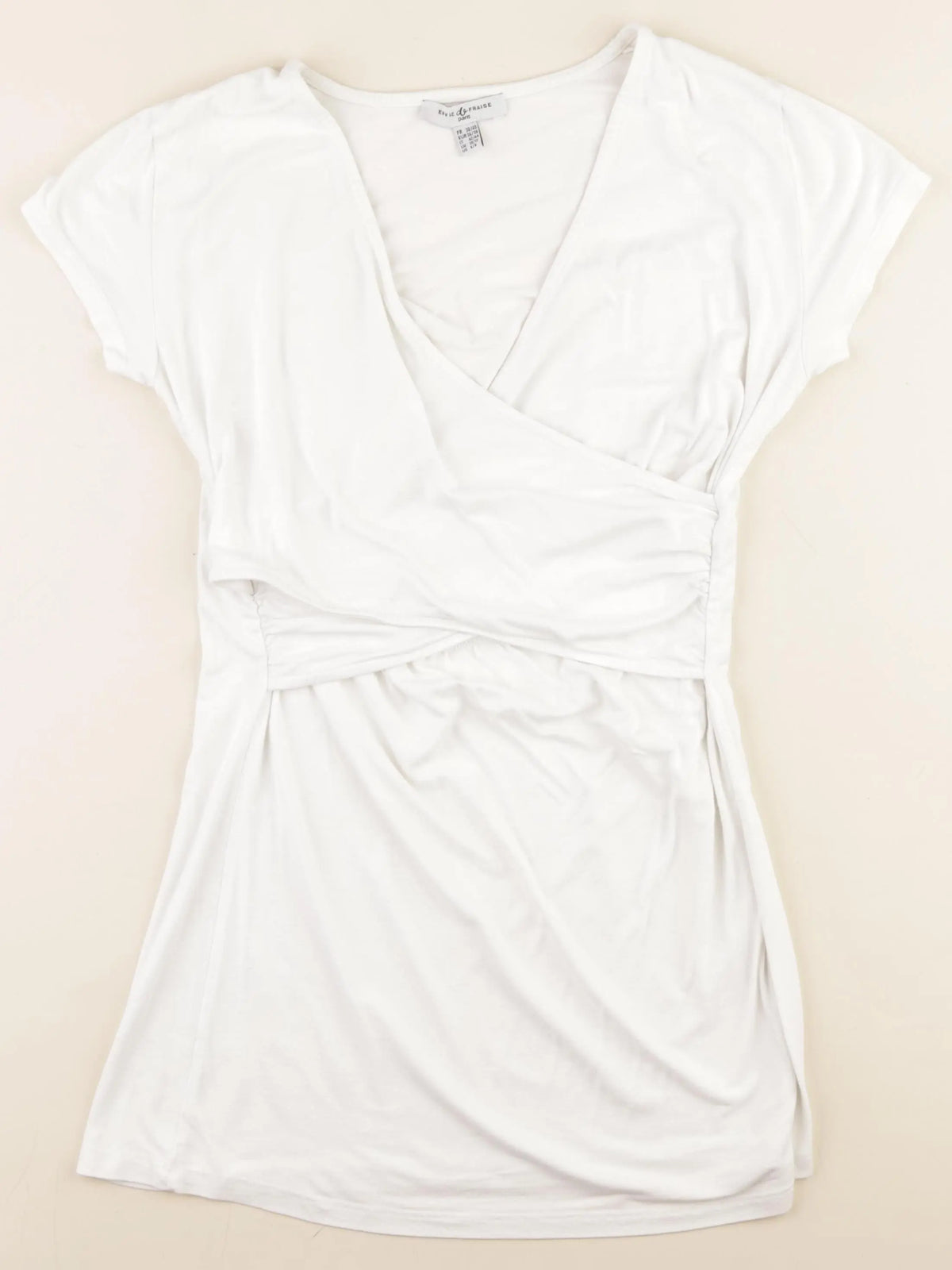 Envie de fraise - tee-shirt allaitement, grossesse blanc - 38 à 40