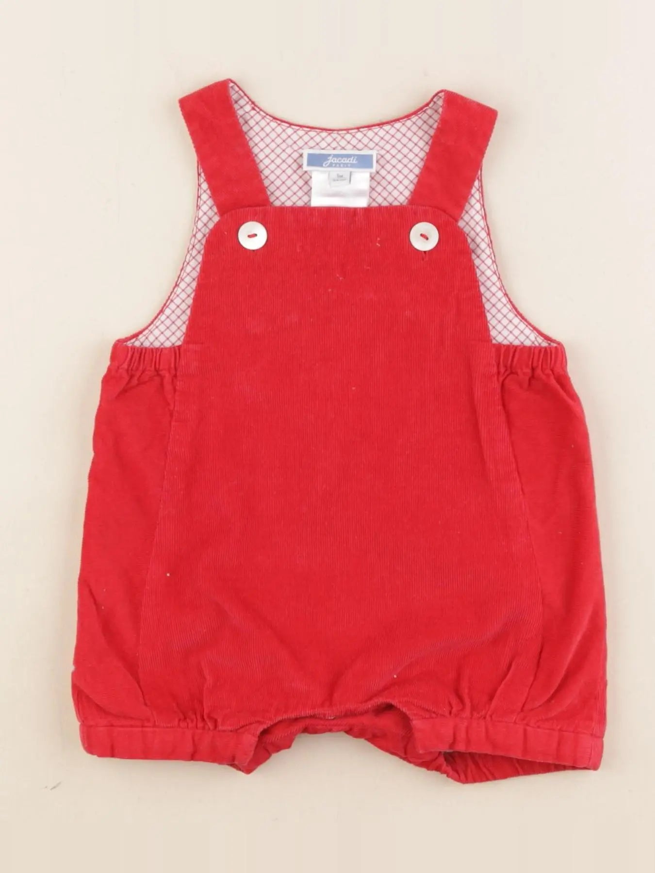 Jacadi - combinaison rouge - 1 mois